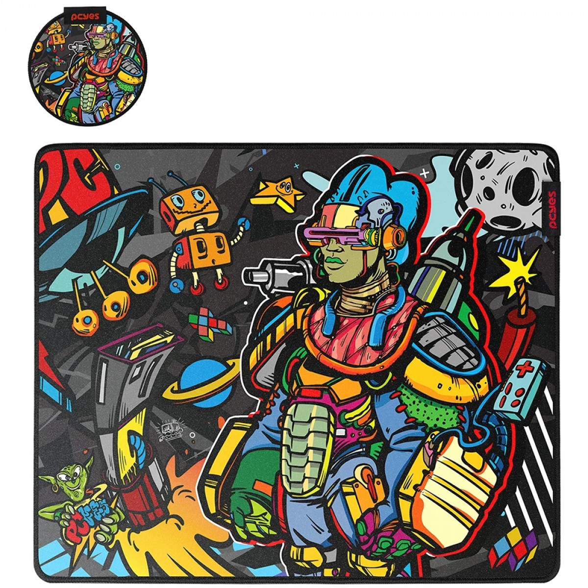 Mousepad Gamer PCYes Apollo Medium, 500x400mm, APL50X40
