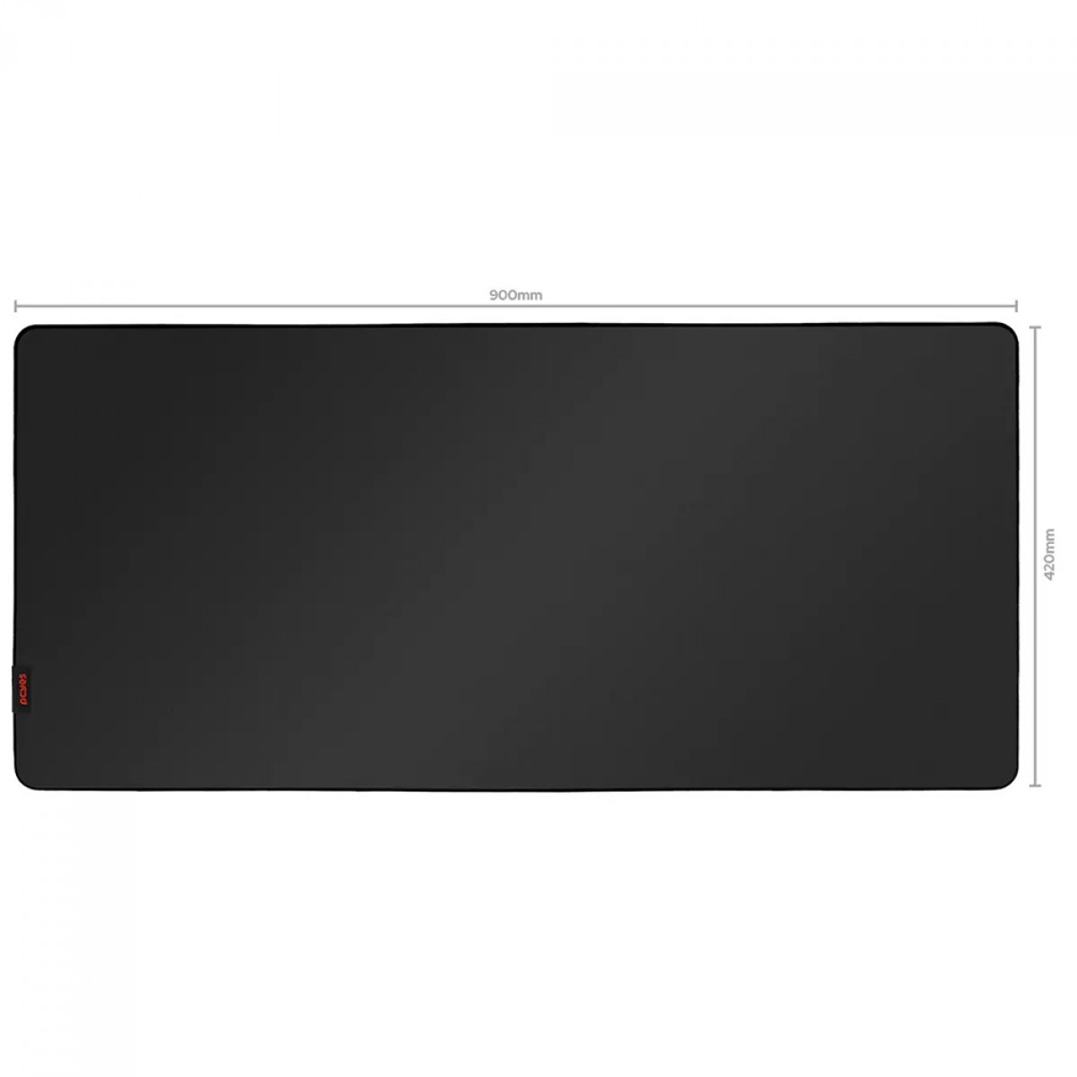 Mousepad Gamer PCYES Obsidian G2D Extended, 900X420mm, Tecido Com Infusão De Vidro, Preto, PEMPG2DEX