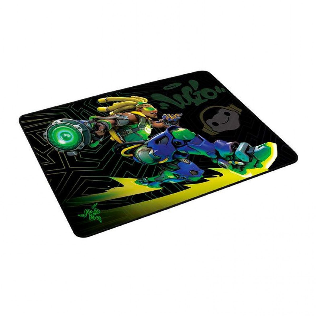 Mousepad Gamer Razer Goliathus Overwatch Lúcio Edition, Speed, Médio (355x254mm), RZ02-02930200-R3M1