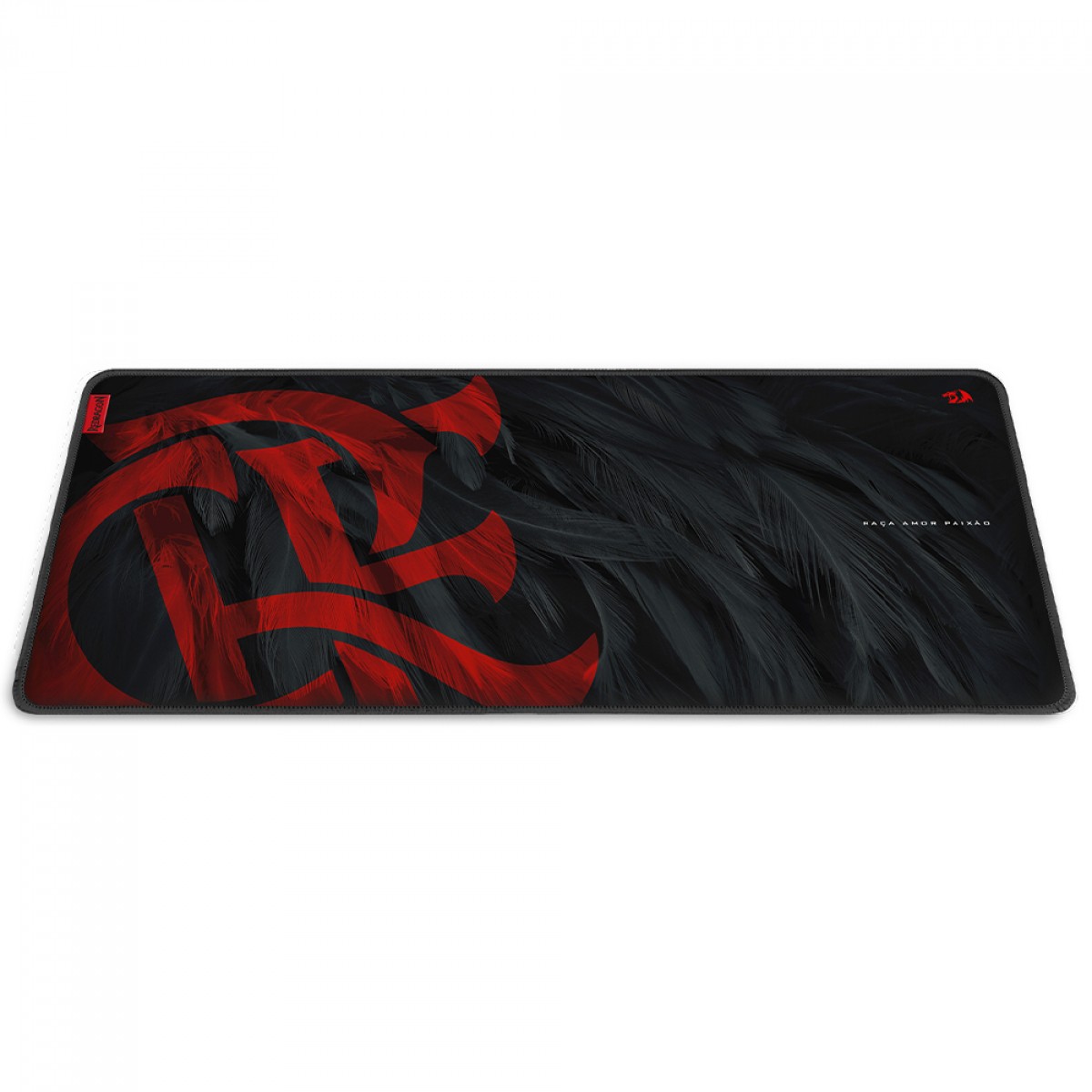 Mousepad Gamer Redragon Flamengo Mantle, Speed, Extra Grande 900x400mm, Preto e Vermelho, FL032