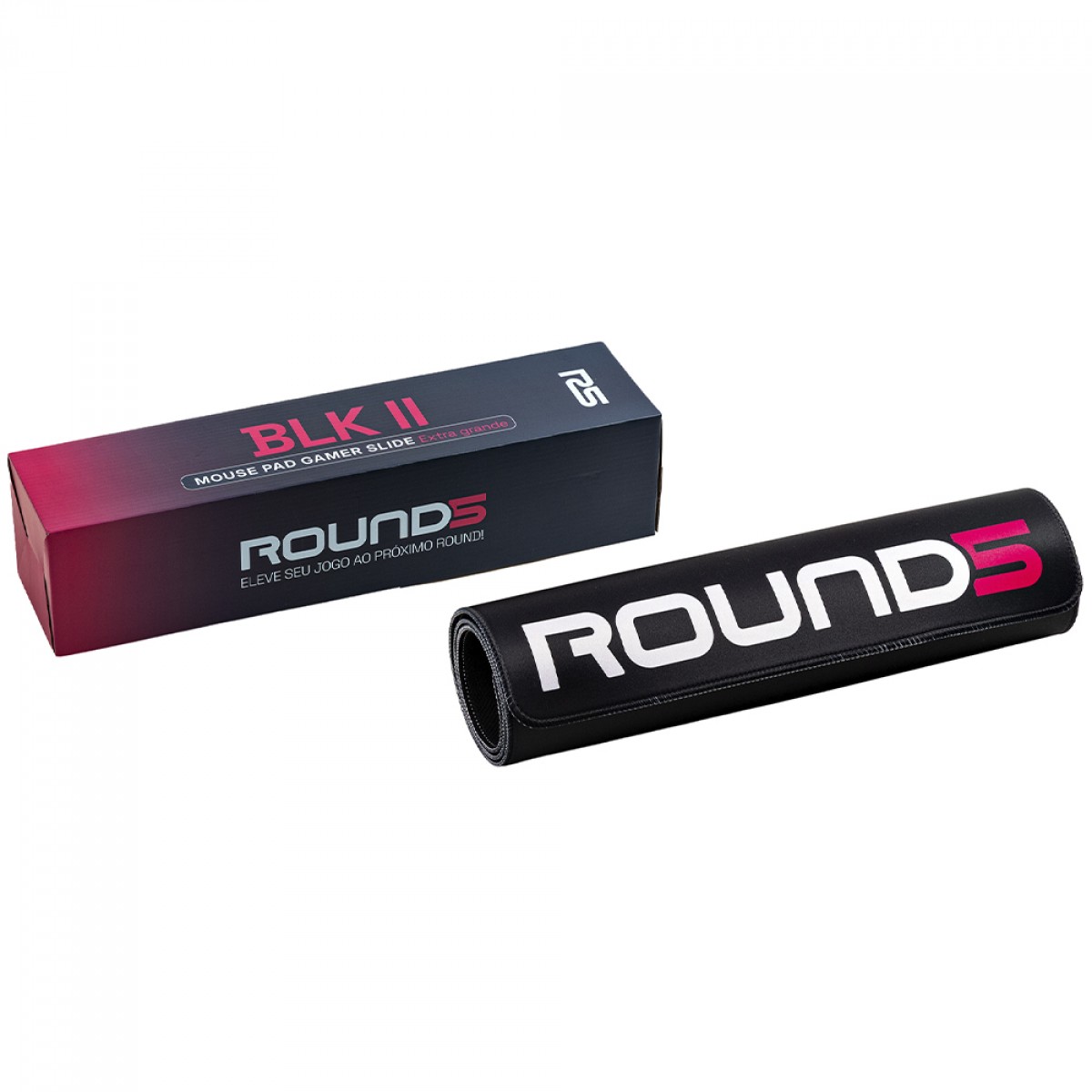 MousePad Gamer Round5 Slide BLK II, Extra Grande, 900x400mm, Preto