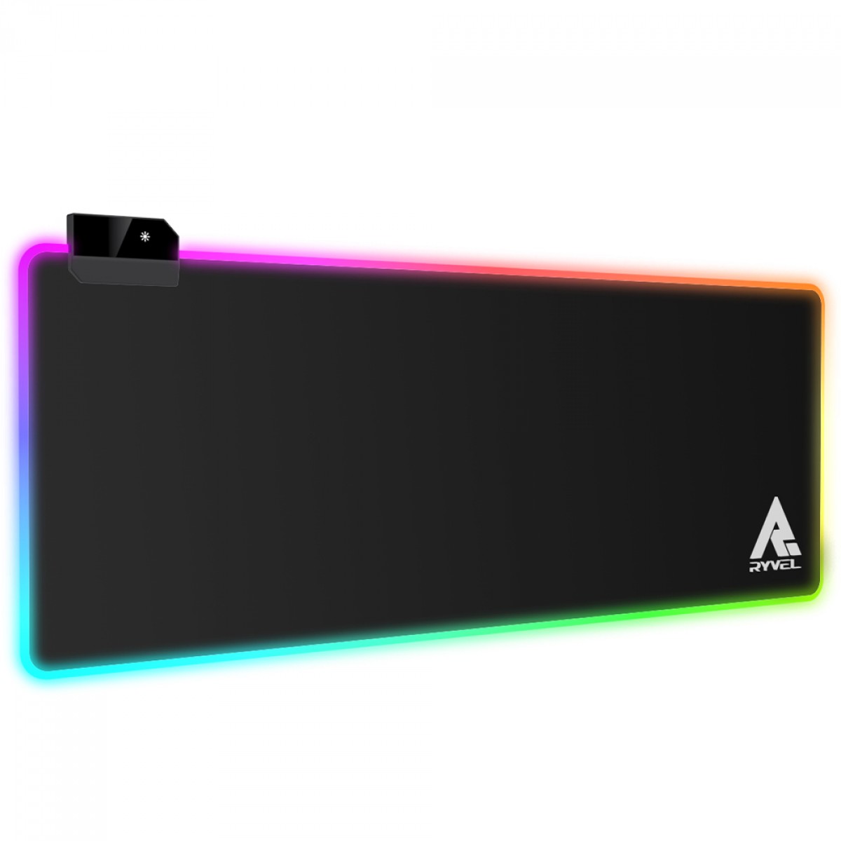 Mousepad Gamer Ryvel Black RGB, Grande, 800x300mm, Preto, RY-MP-RGB-BL