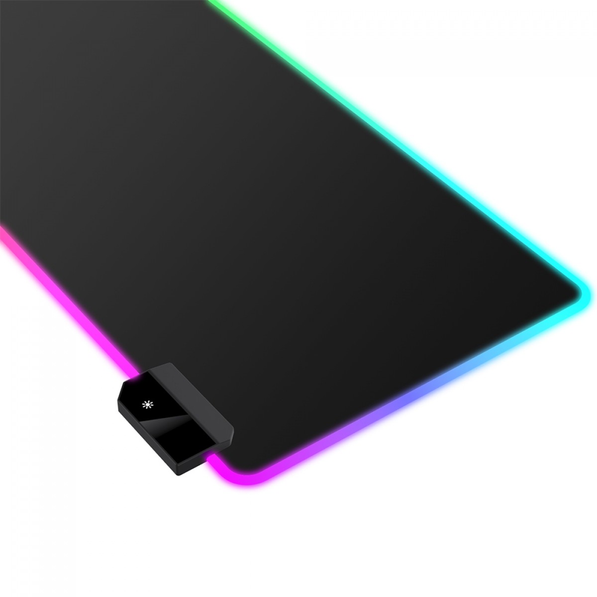 Mousepad Gamer Ryvel Black RGB, Grande, 800x300mm, Preto, RY-MP-RGB-BL