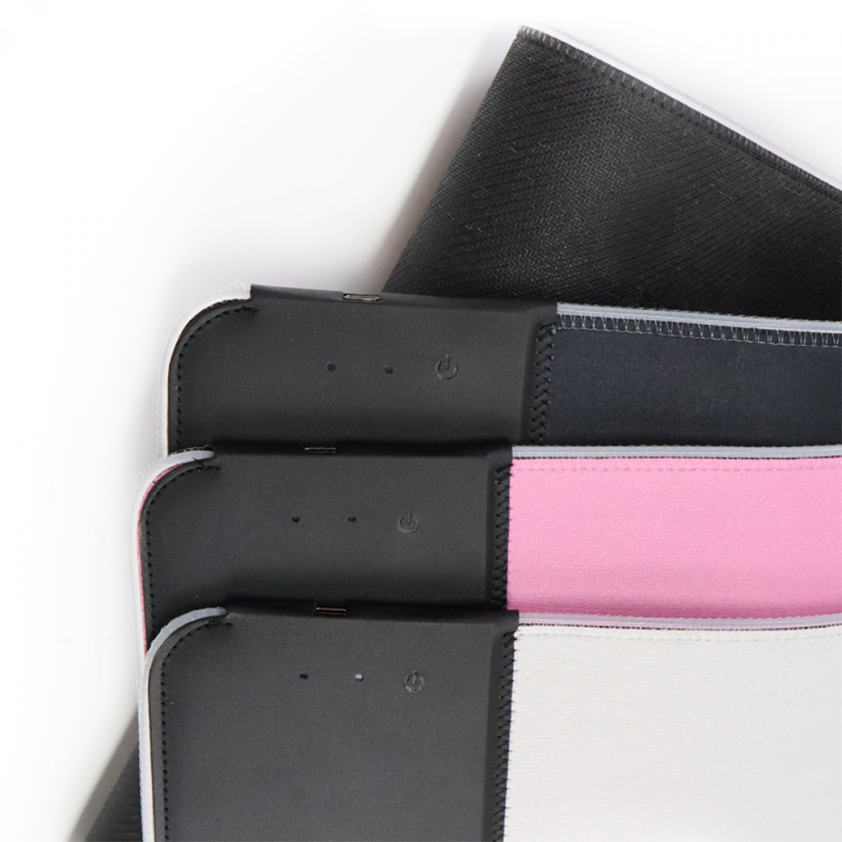 Mousepad Gamer Ryvel White RGB Charge, Grande, 800x300mm, Com Carregador Wireless, Branco, RY-MP-CG-WT