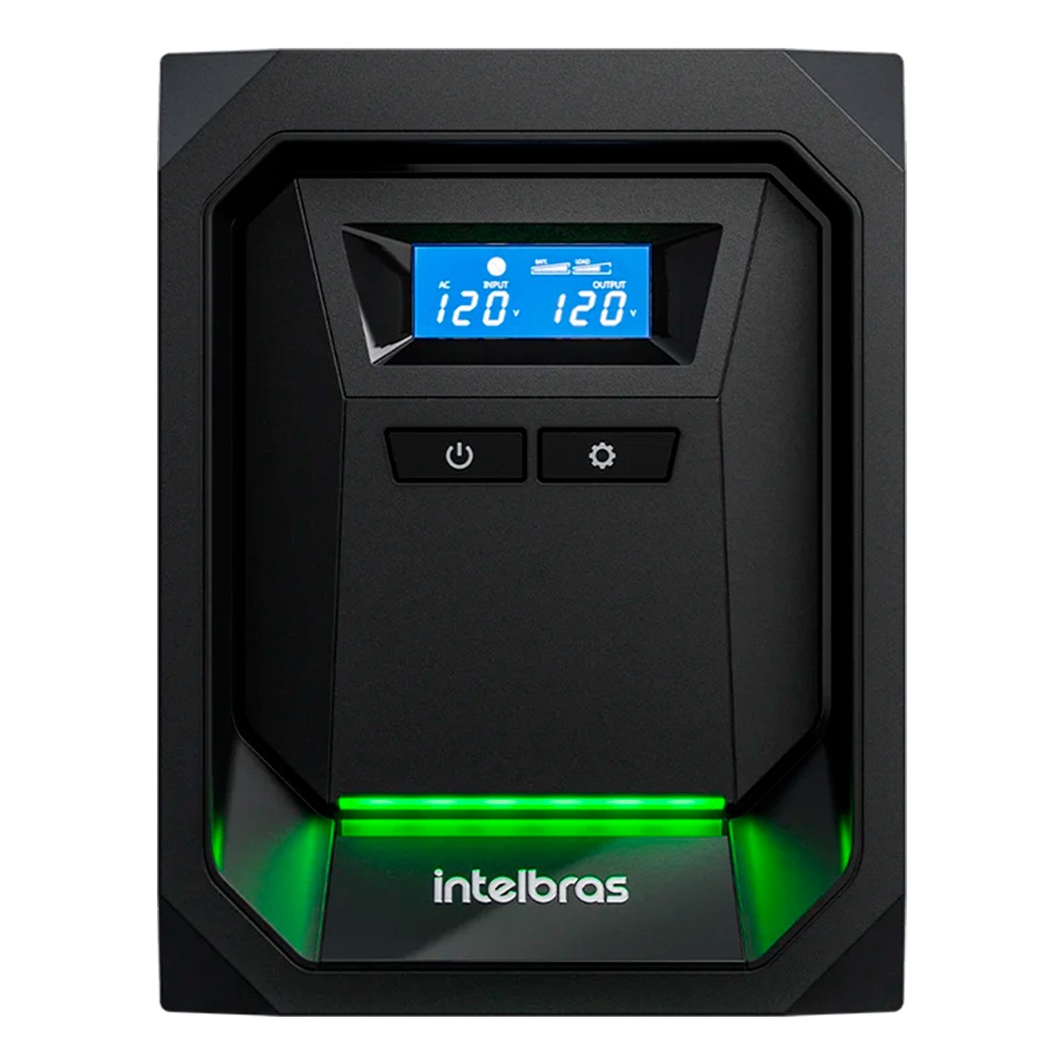 Nobreak Intelbras Gamer Ultimate, 1000VA, 700W, Saída 120V, Senoidal, Bivolt, Preto, 268098