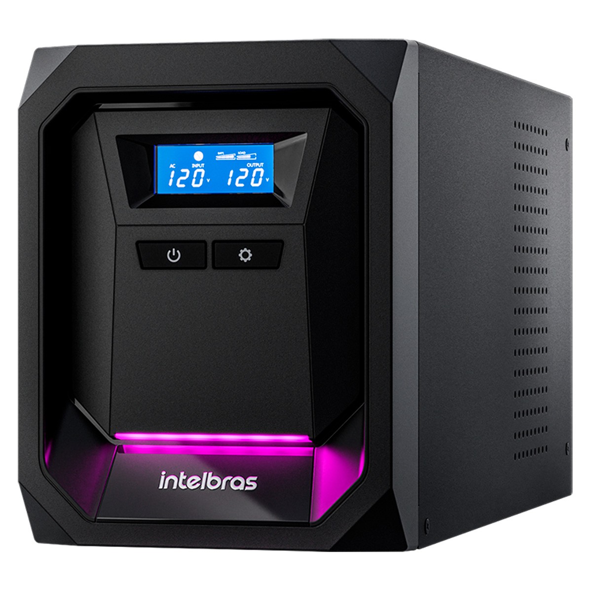 Nobreak Intelbras Gamer Ultimate, 1000VA, 700W, Saída 120V, Senoidal, Bivolt, Preto, 268098