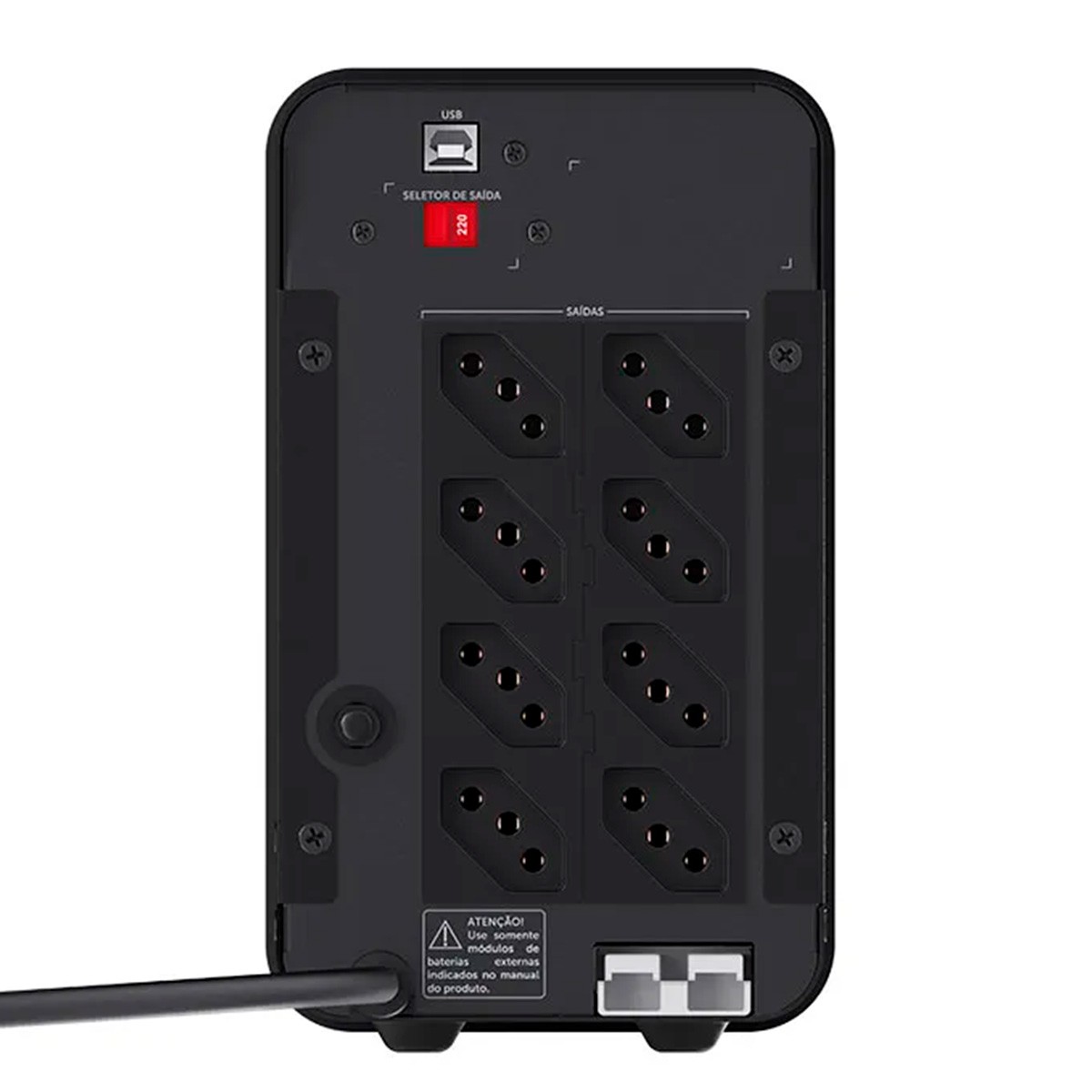Nobreak Senoidal Intelbras ATTIV SENO, 1800VA, 1260W, Bivolt, Preto, 268120