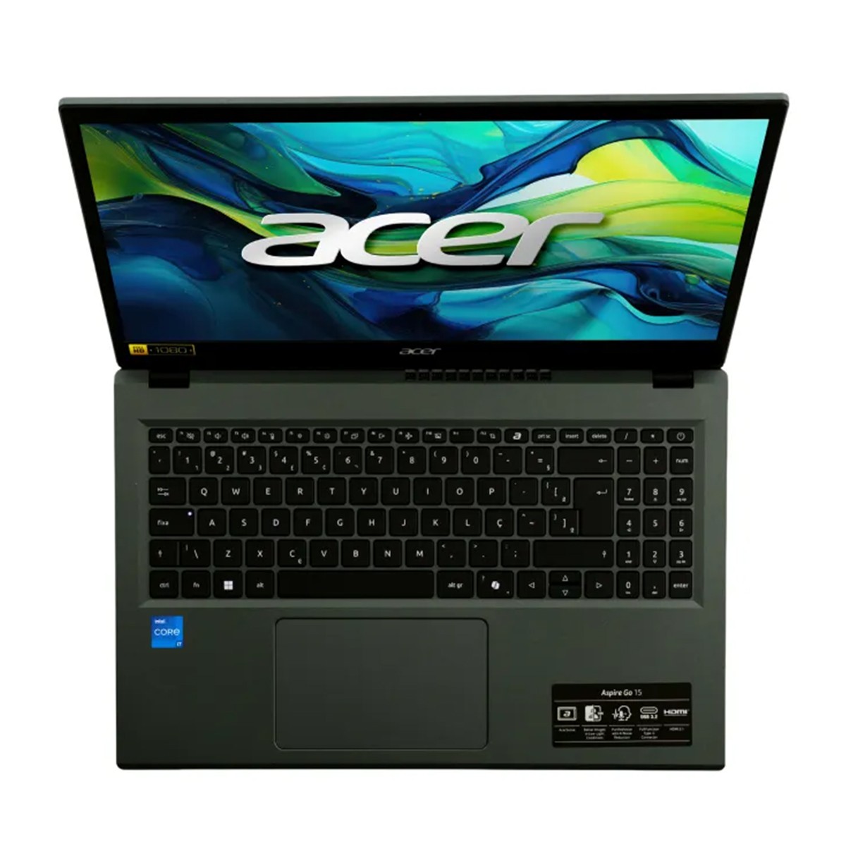 Notebook Acer Aspire Go 15 Intel Core i7-13620H / 16GB DDR5 / SSD 512GB / 15,6" Full HD / Intel UHD Graphics / Windows 11 Pro / Cinza / NX.JG7AL.006