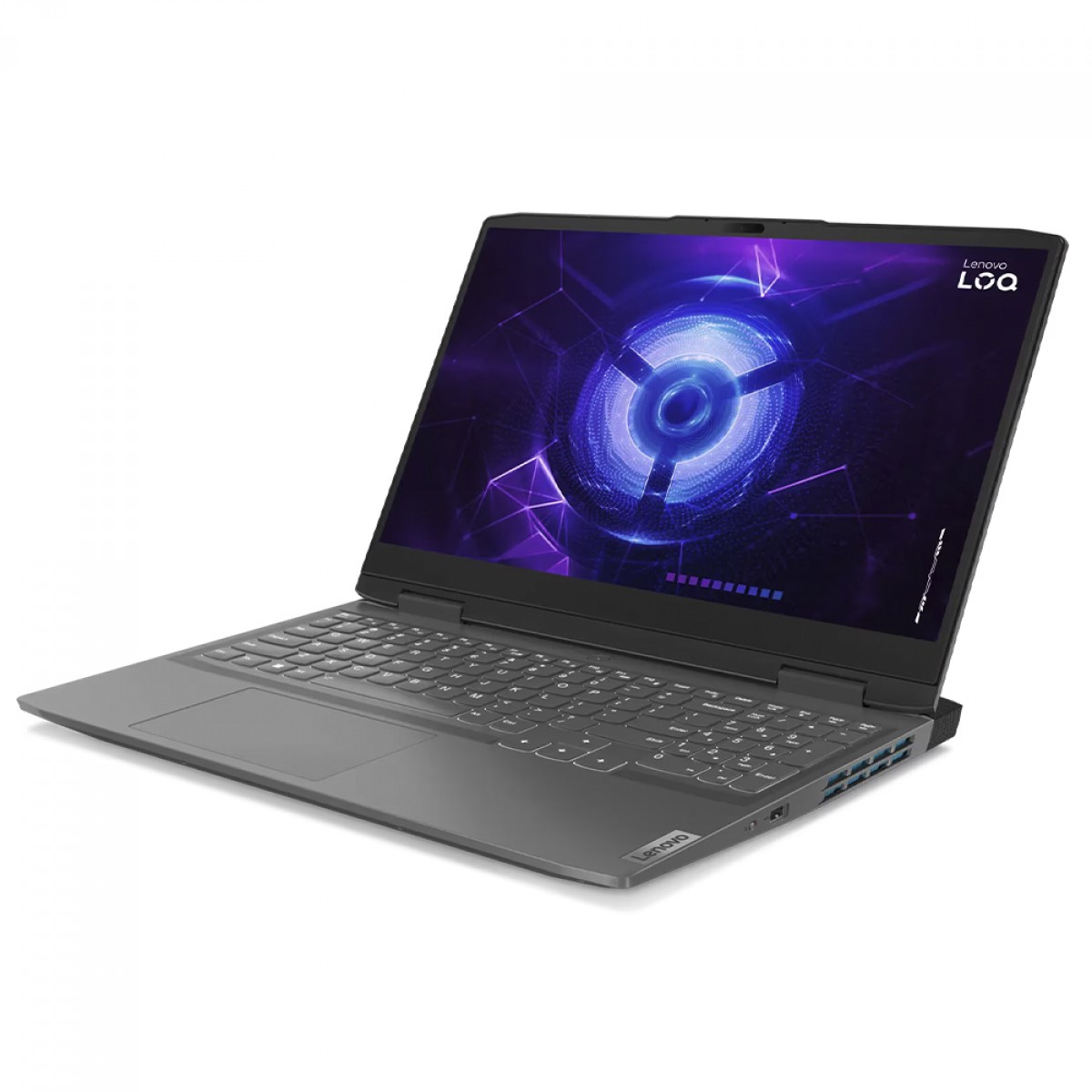 Notebook Gamer Lenovo LOQ 15IRH8 Intel Core i5-12450H / RTX 2050 4GB / 8GB DDR5 / SSD 512GB /15.6 Pol IPS Full HD / Win 11 / Cinza / 83EU0000BR