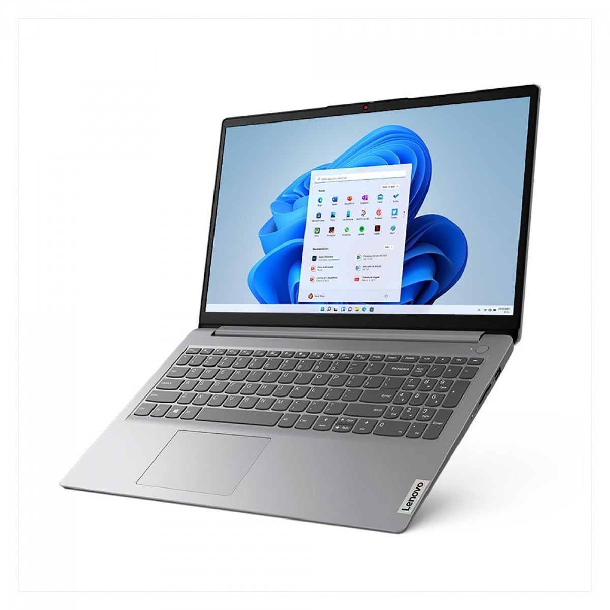 Notebook Lenovo IdeaPad 1 Intel Core i3-1315U / 8GB DDR4 / SSD 256GB / 15.6" FHD / Intel UHD Graphics / Windows 11 Home / Cinza / 83QJ0001BO