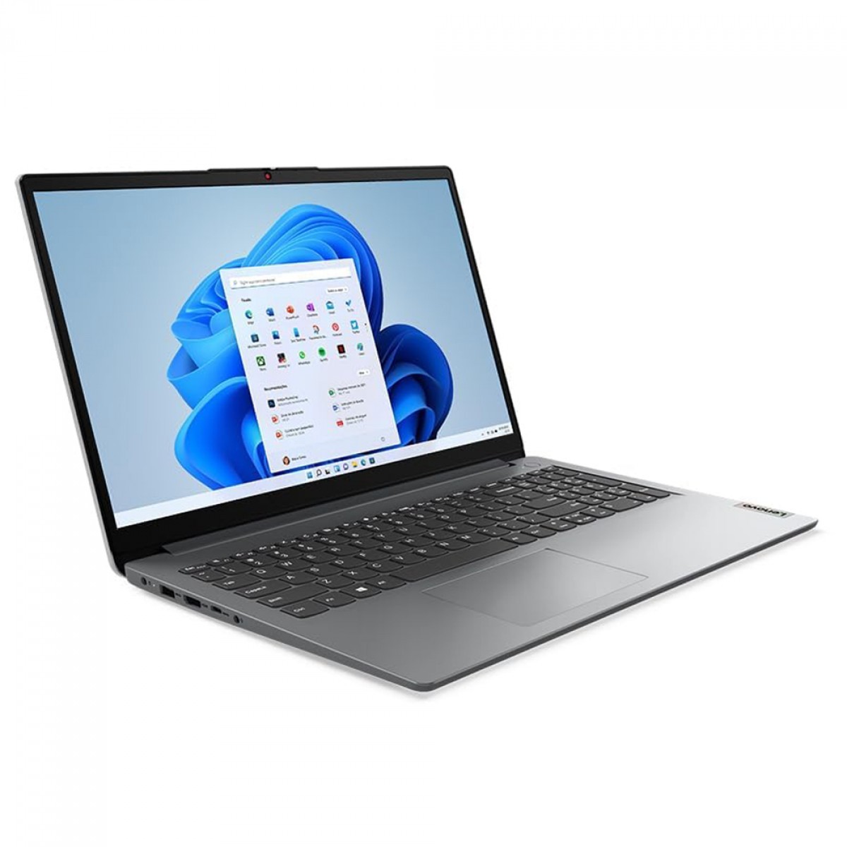 Notebook Lenovo IdeaPad 1i Intel Core i3-1215U / 8GB DDR4 / SSD 256GB / 15.6 Pol HD / Windows 11 / Cinza / 82VY000SBR + Mochila de Brinde