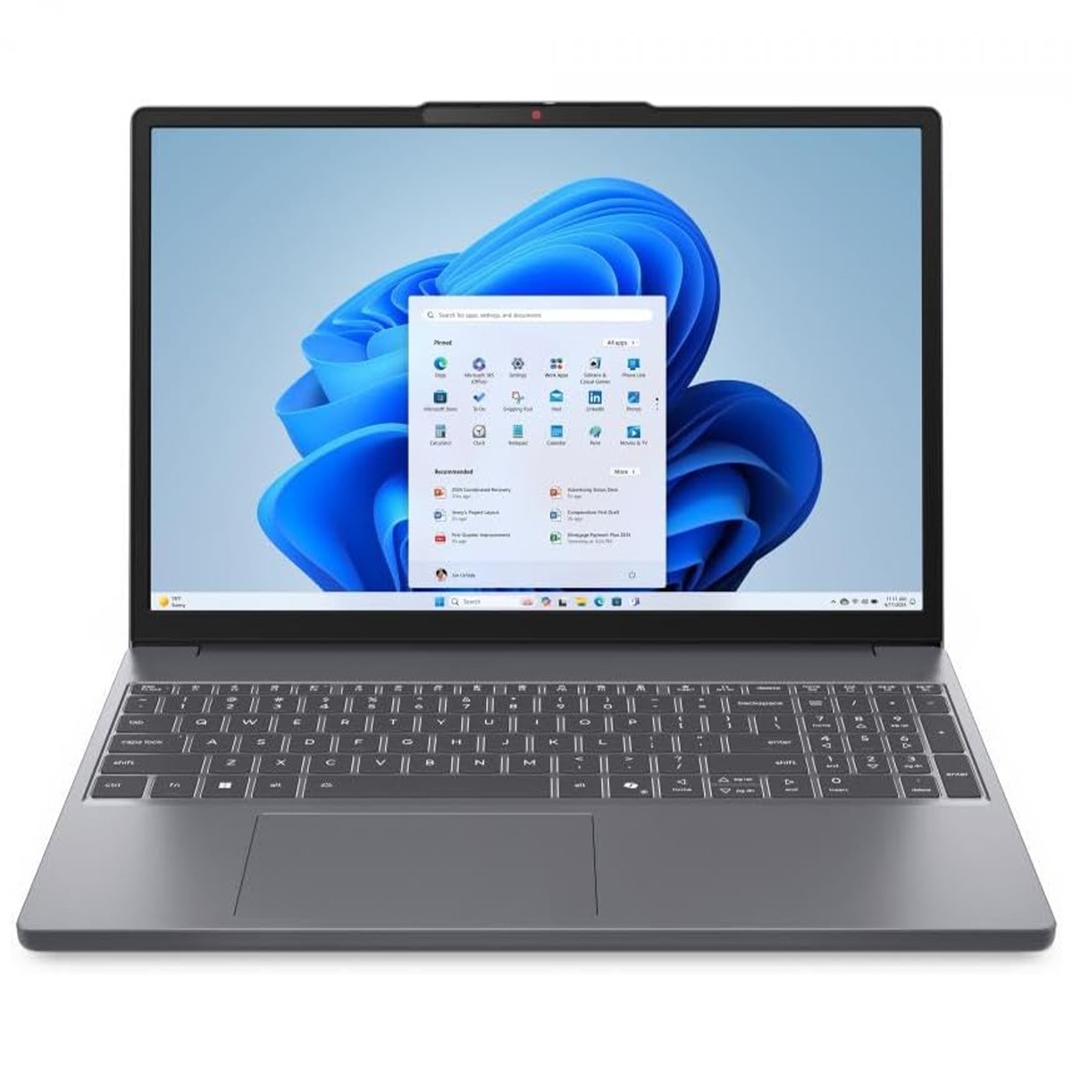 Notebook Lenovo IdeaPad 3i 15IRH10 Intel Core i7-13620H / 8GB DDR5 / SSD 512GB / 15.3 Pol WUXGA / Windows 11 Home / Cinza / 83NS0004BR