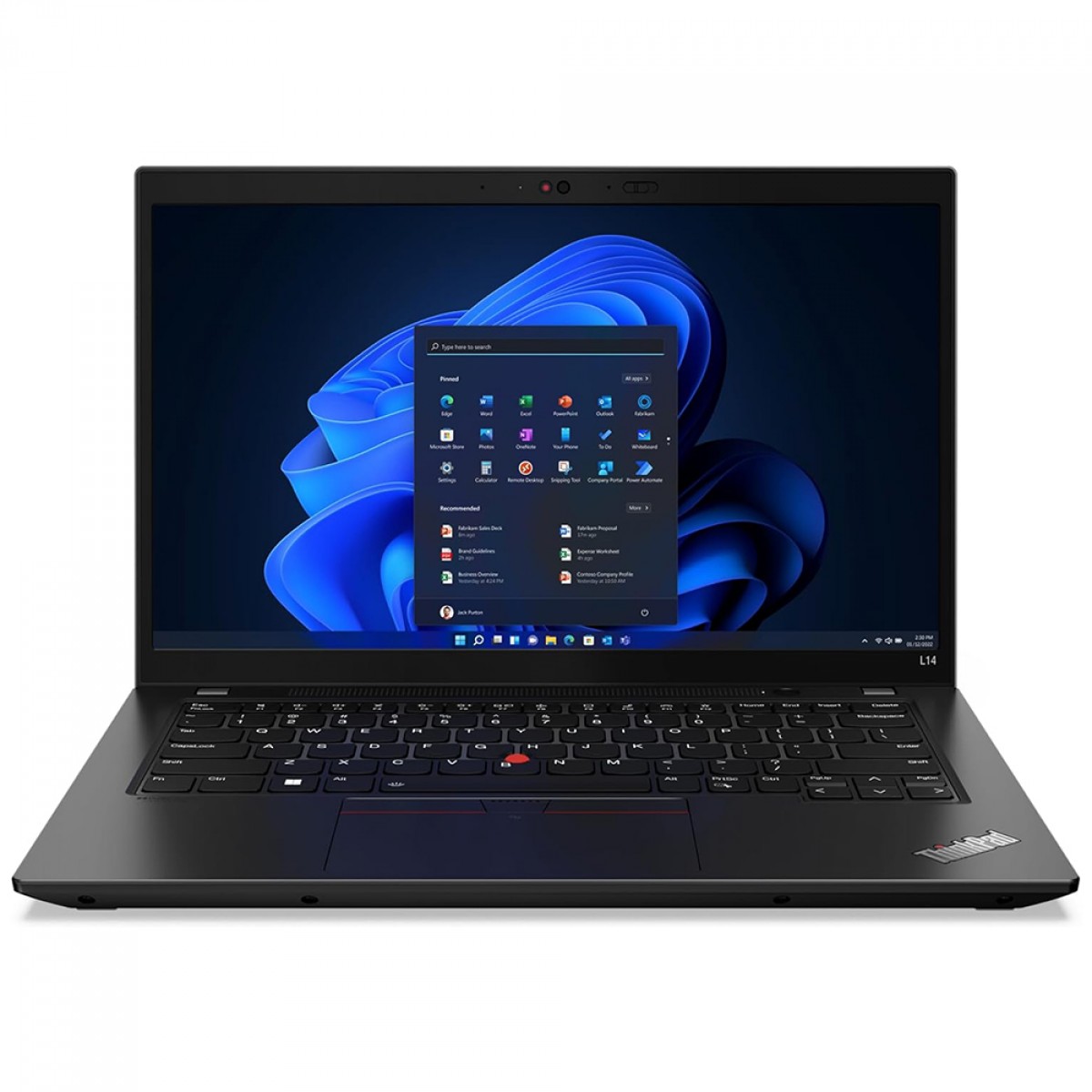 Notebook Lenovo Thinkpad L14 G2 Intel Core I5-1135G7 / 8GB DDR4 / SSD 256GB / 14" IPS Full HD / Intel® Iris® Xe Graphics / Windows 11 / Preto / 20X2006LBO