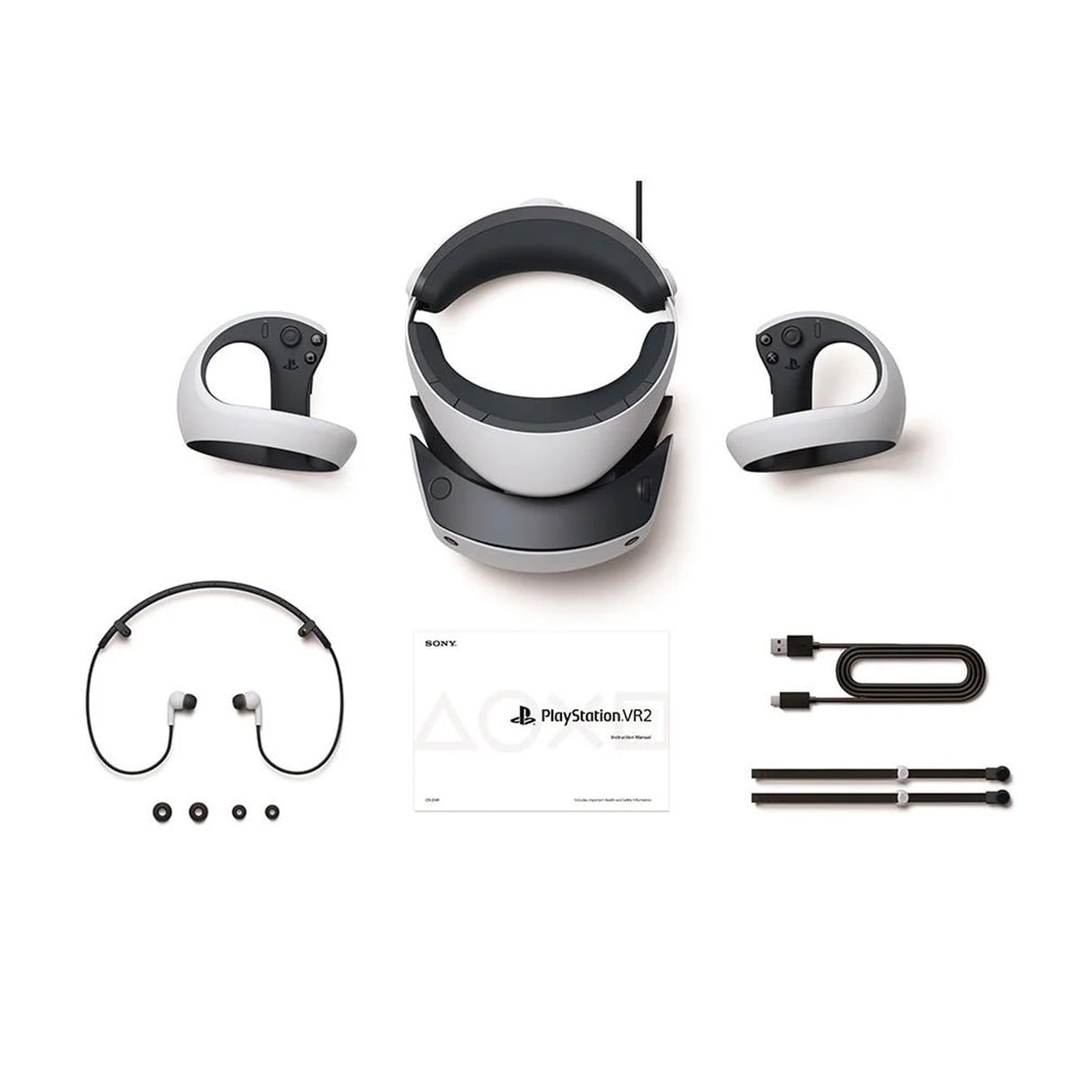 Óculos de Realidade Virtual Sony PlayStation VR2 Sense, Branco e Preto, CFI-ZVR1