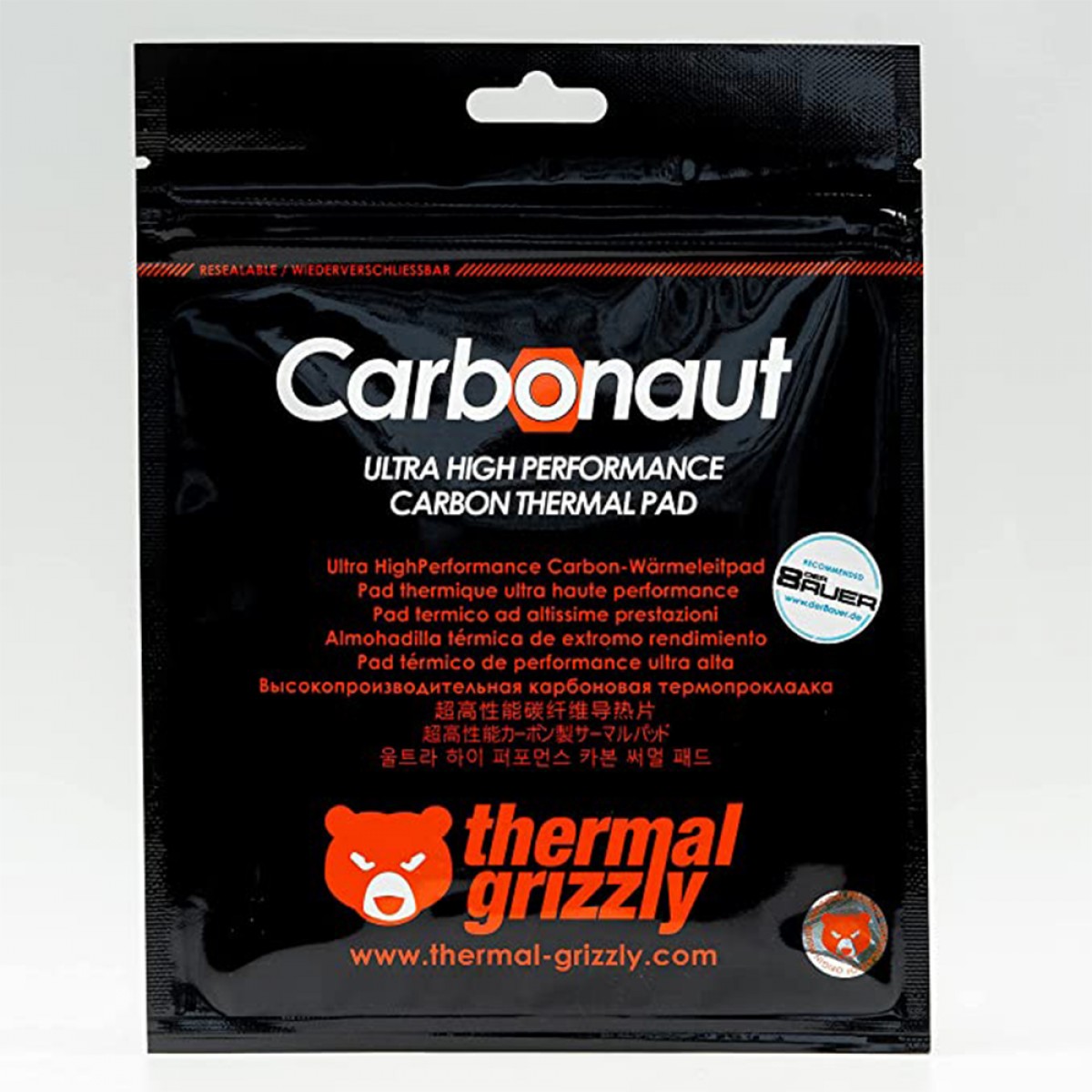 Pad Térmico Thermal Grizzly Carbonaut, 31x25x0.2mm, TG-CA-31-25-02-R