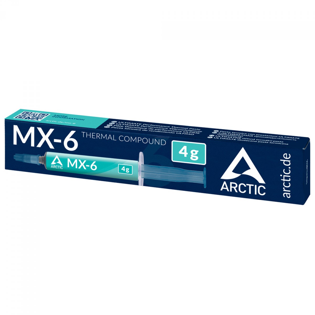 Pasta Térmica Arctic MX-6, 4G, 7.5W/mK, ACTCP00080A