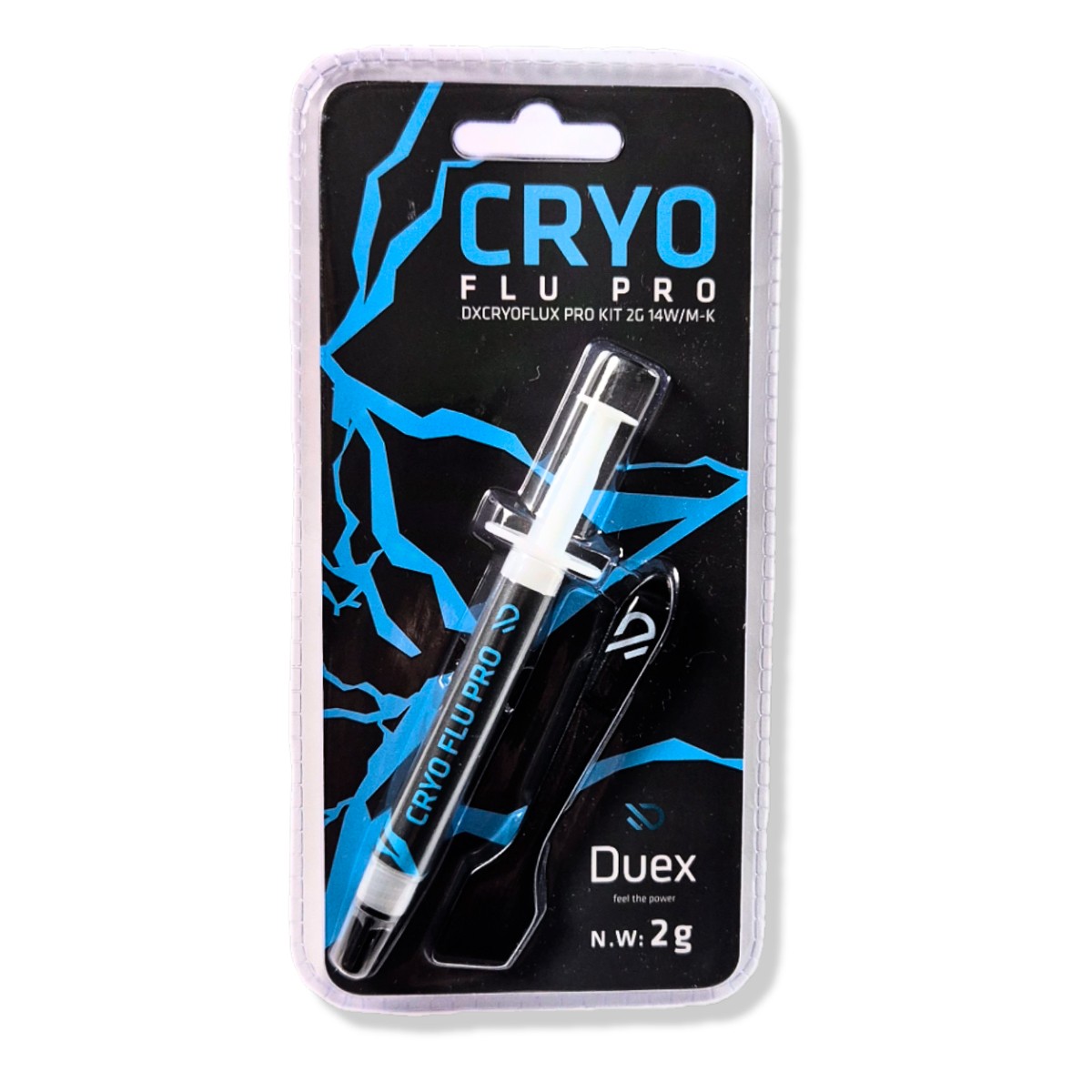 Pasta Térmica Duex CryoFlux Pro, 14W/m-K, 2g, Cinza