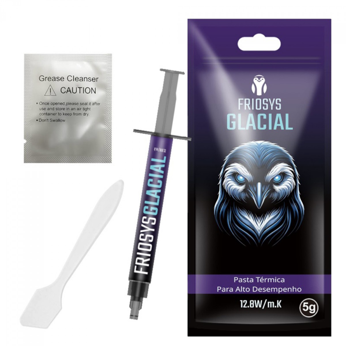 Pasta Térmica Friosys Glacial 5G, 12.8W/mK, FSYGCL5G