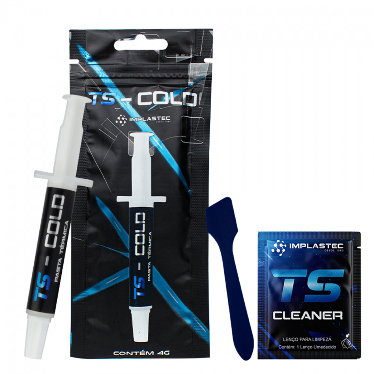 Pasta Térmica Implastec TS Cold Seringa 4g, PATSC410CX