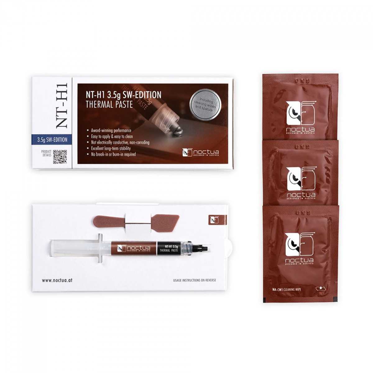Pasta Térmica Noctua NT-H1 - 3.5g SW Edition