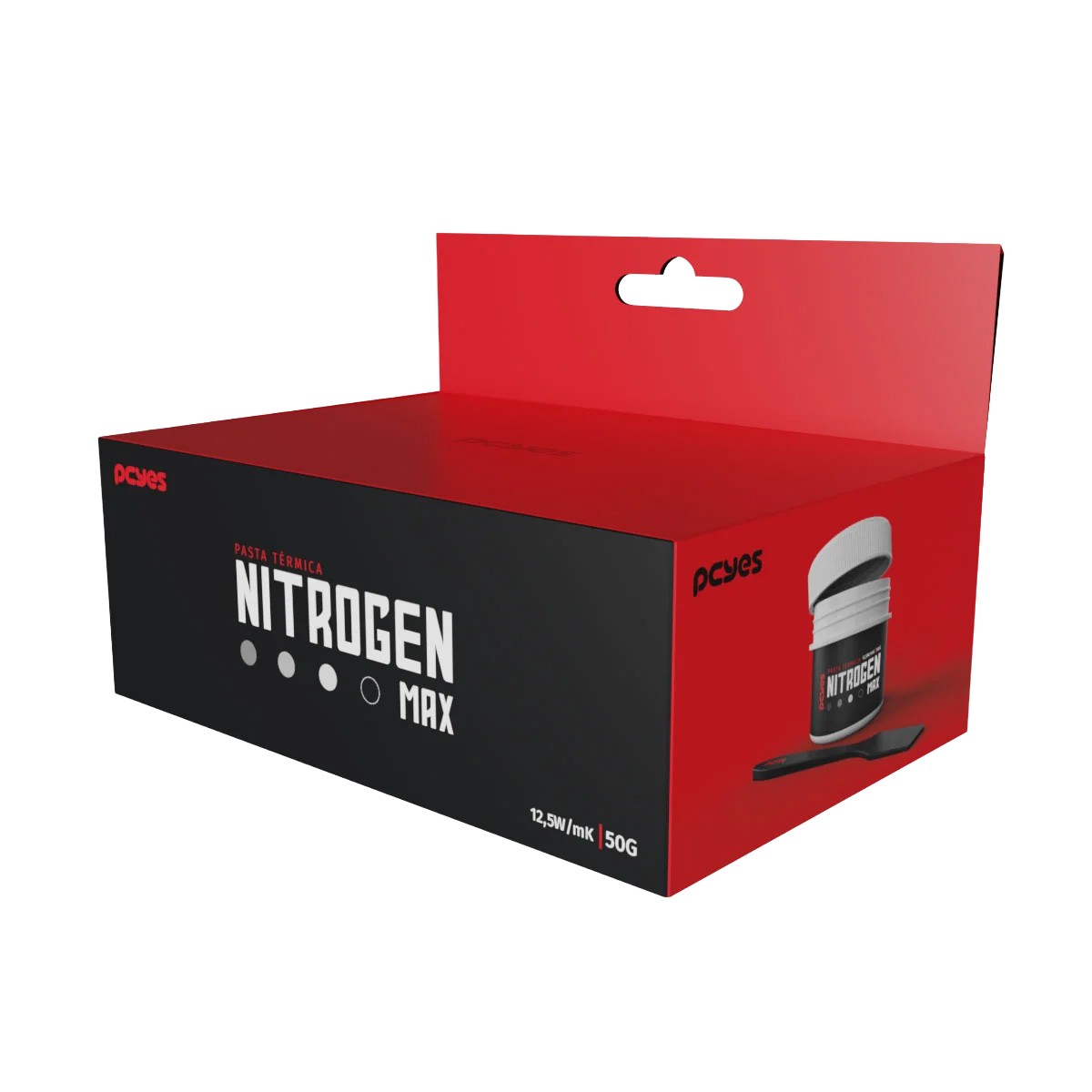 Pasta Térmica PCYES Nitrogen Max, 50G, 12,5W/MK, Alta Performance, PCYNM50125