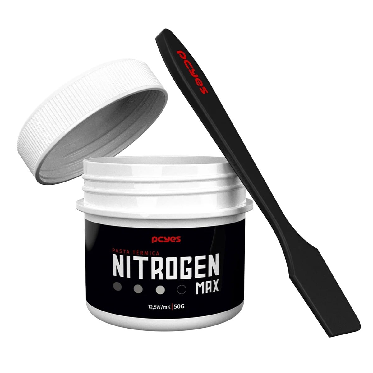 Pasta Térmica PCYES Nitrogen Max, 50G, 12,5W/MK, Alta Performance, PCYNM50125