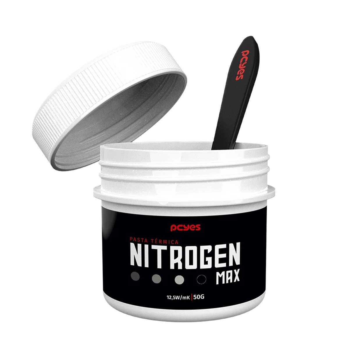 Pasta Térmica PCYES Nitrogen Max, 50G, 12,5W/MK, Alta Performance, PCYNM50125