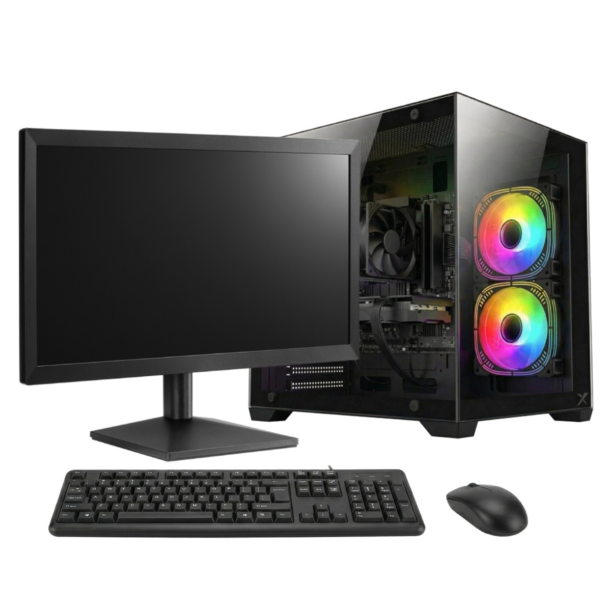 PC Completo T-Moba Intel Core i3 12100F / NVIDIA GeForce RTX 5050 / 16GB DDR4 / SSD 1TB / Monitor Gamer SuperFrame
