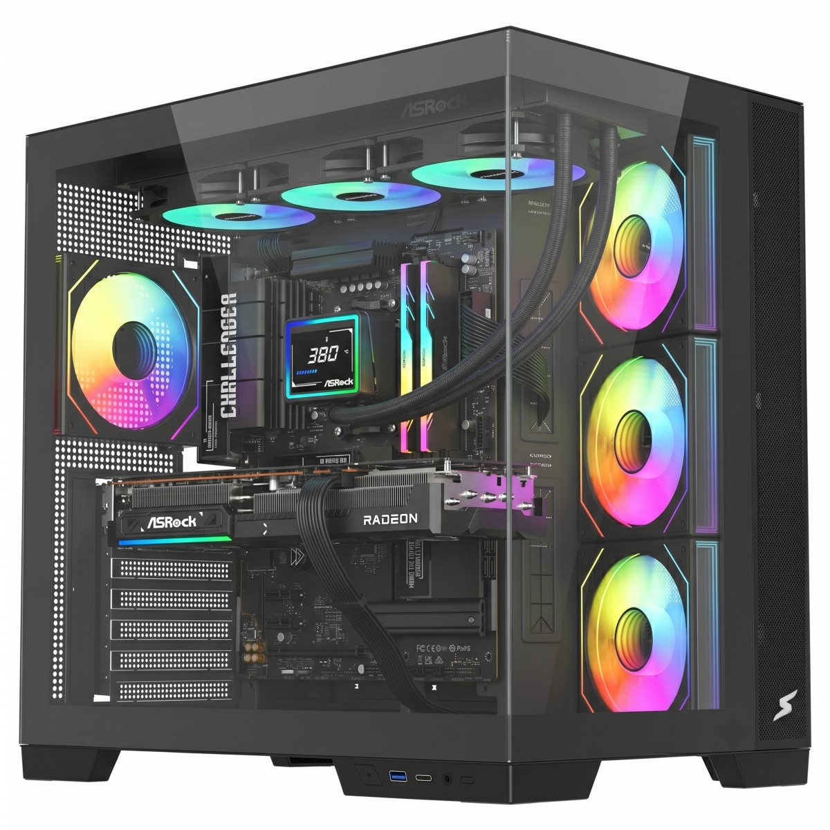 PC Gamer AsRock AMD Ryzen 7 7800X3D / Radeon RX 9070 16GB / 32 GB DDR5 / SSD 1TB NVME