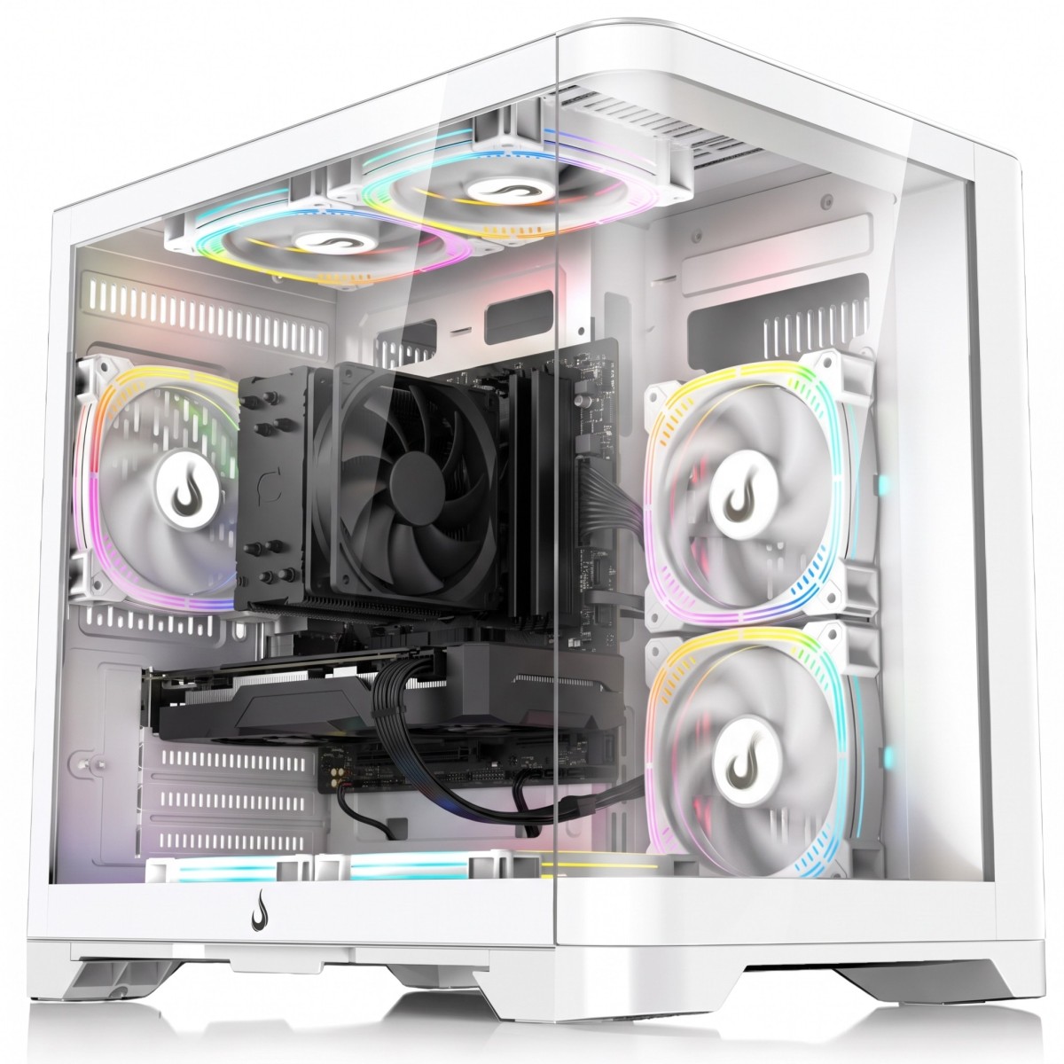 PC GAMER CAPTAIN AMD Ryzen 5 5500F / NVIDIA GeForce RTX 5060 / 16GB DDR4 (2X8GB) / SSD 1TB