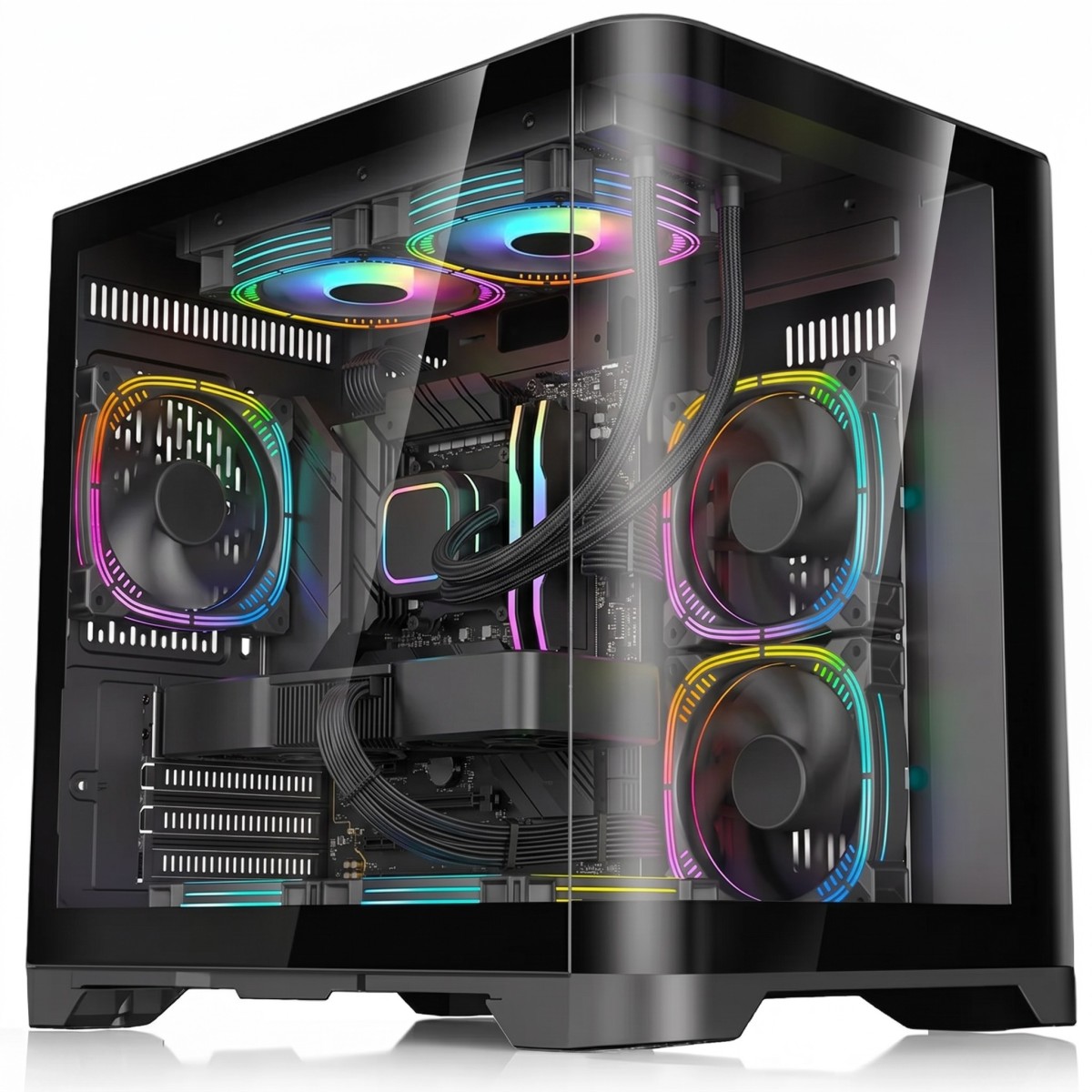 PC GAMER CAPTAIN AMD Ryzen 5 7600X / NVIDIA GeForce RTX 5060 / 16GB DDR5 (2X8GB) / SSD 480GB 