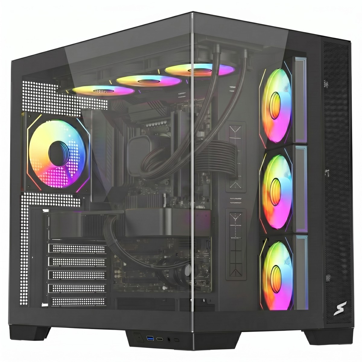 PC GAMER CAPTAIN AMD Ryzen 7 9700X / AMD Radeon RX 9070 / 16GB DDR5 (2X8GB) / SSD 256GB NVME