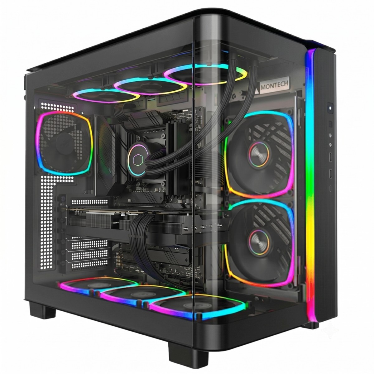 PC GAMER CAPTAIN AMD Ryzen 7 9700X / NVIDIA GeForce RTX 5060 Ti / 16GB DDR5 (2X8GB) / SSD 256GB NVME