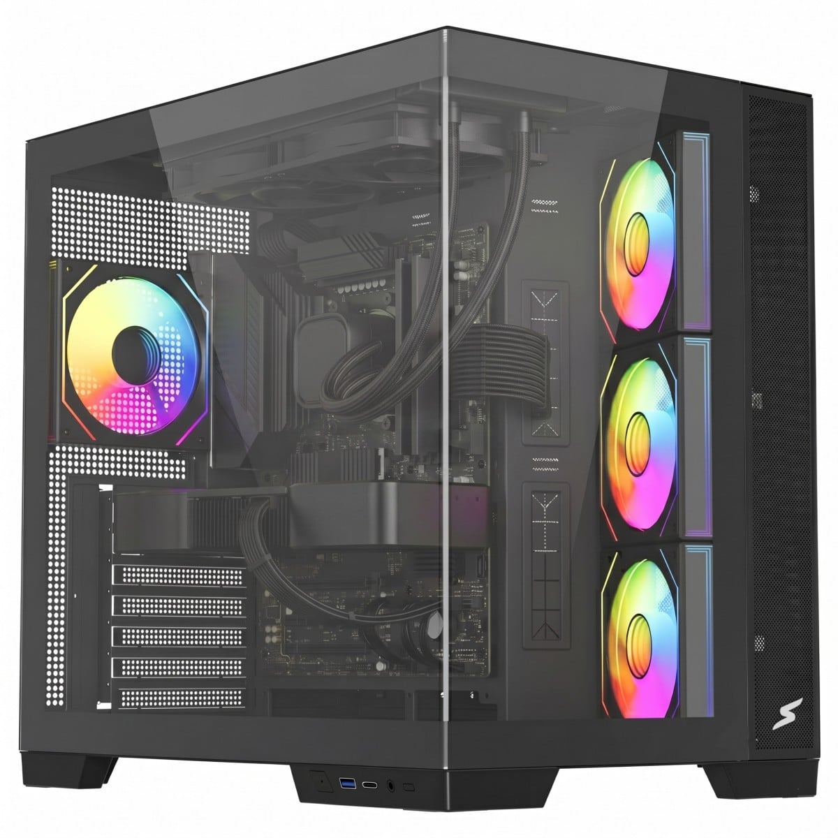 PC GAMER CAPTAIN AMD Ryzen 7 9700X / NVIDIA GeForce RTX 5070 / 16GB DDR5 (2X8GB) / SSD 256GB NVME