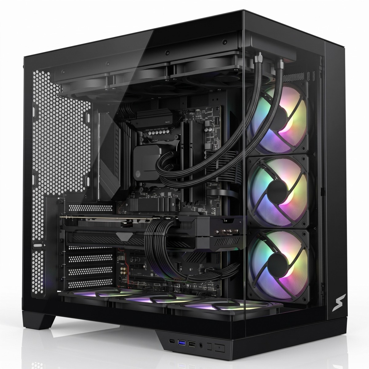 PC GAMER CAPTAIN AMD Ryzen 7 9700X / NVIDIA GeForce RTX 5070 / 16GB DDR5 (2X8GB) / SSD 256GB NVME
