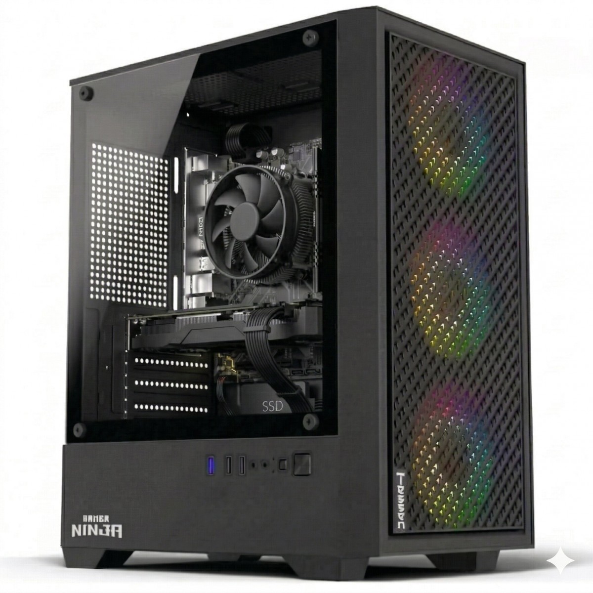 PC GAMER CAPTAIN Intel Core i5 12400F / AMD Radeon RX 6600 / 16GB