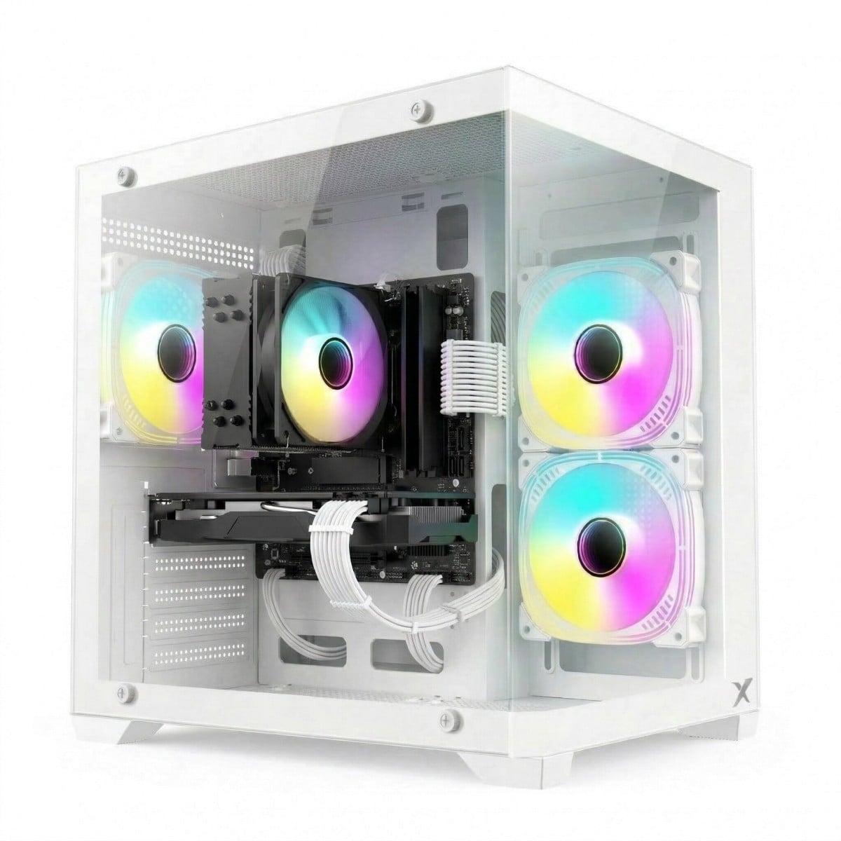 PC GAMER CAPTAIN Intel Core i5 12400F / AMD Radeon RX 7600 / 16GB DDR4 / SSD 500GB
