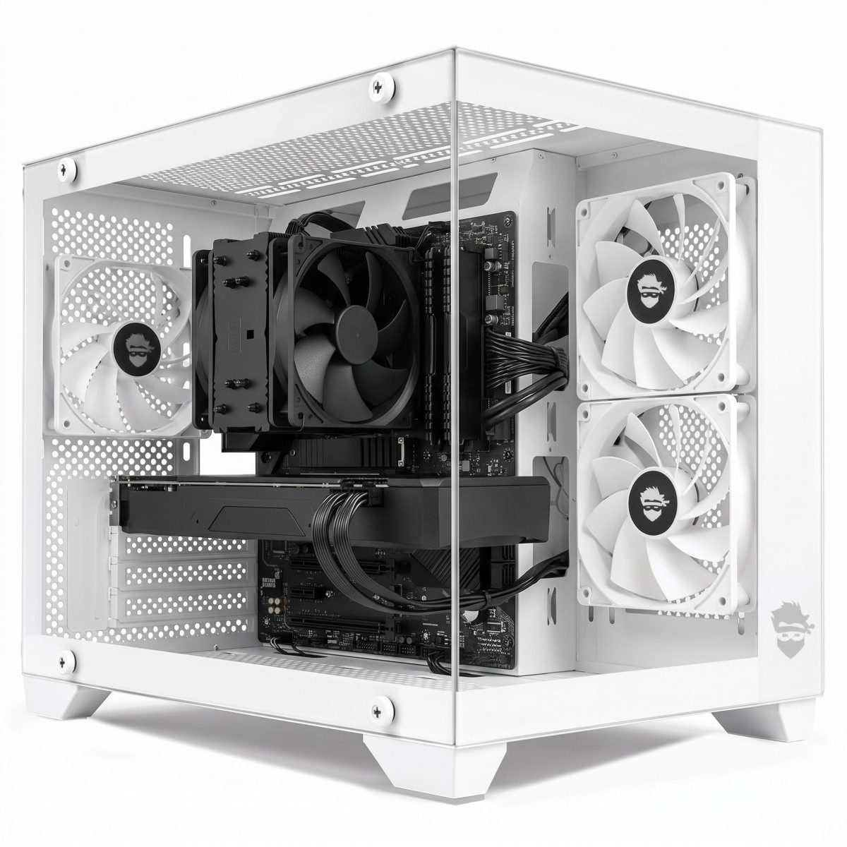 PC GAMER CAPTAIN Intel Core i5 12400F / AMD Radeon RX 7600 / 16GB DDR4 / SSD 500GB