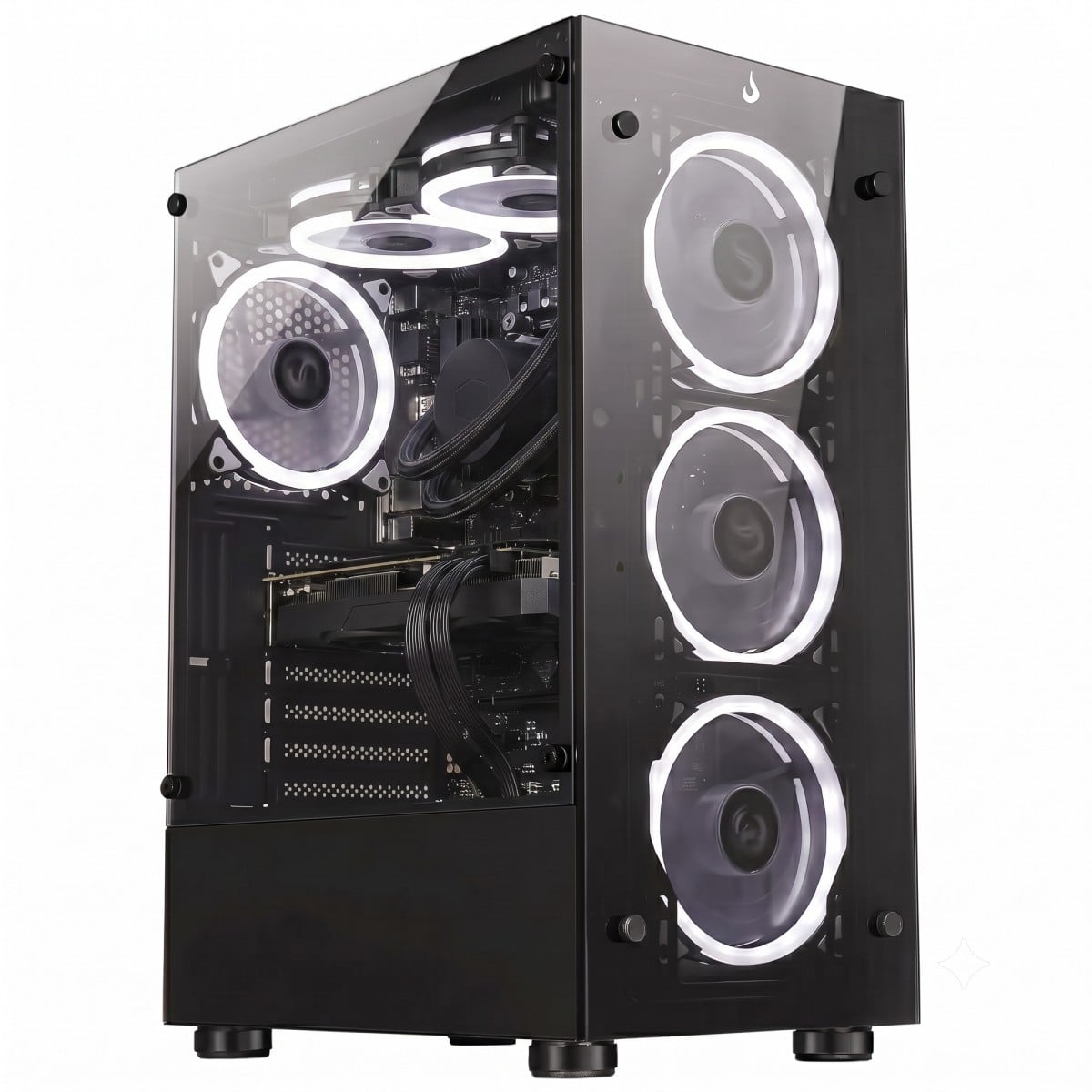 PC GAMER CAPTAIN Intel Core i5 14400F / AMD Radeon RX 9070 16GB / 16GB DDR4 (2X8GB) / SSD 480GB 