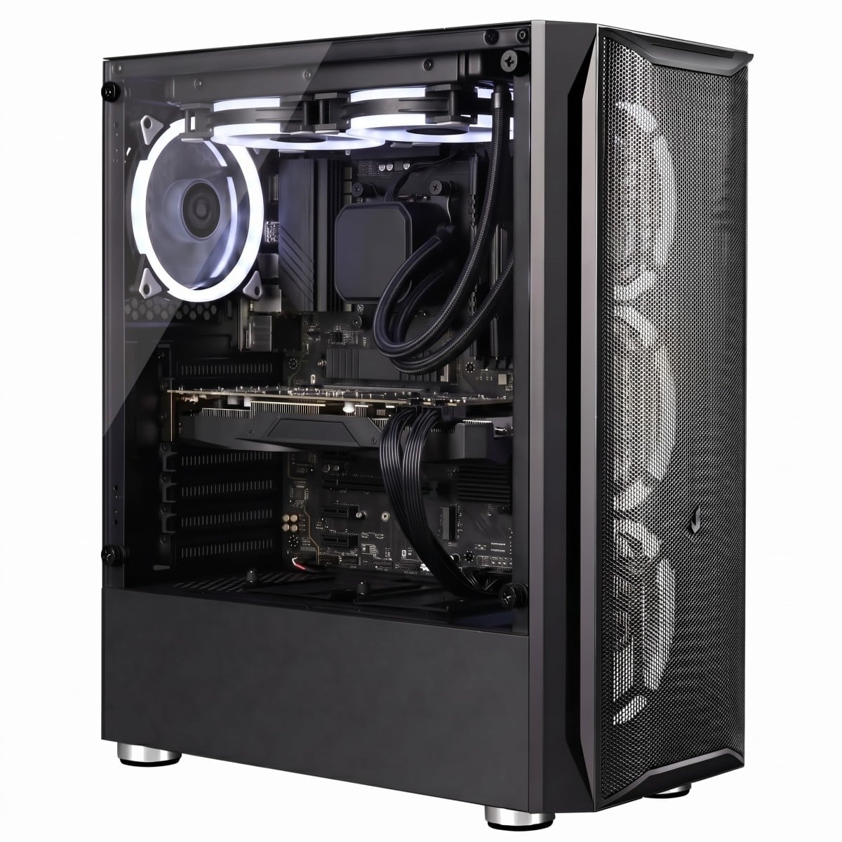 PC GAMER CAPTAIN Intel Core i5 14400F / AMD Radeon RX 9070 16GB / 16GB DDR4 (2X8GB) / SSD 480GB 