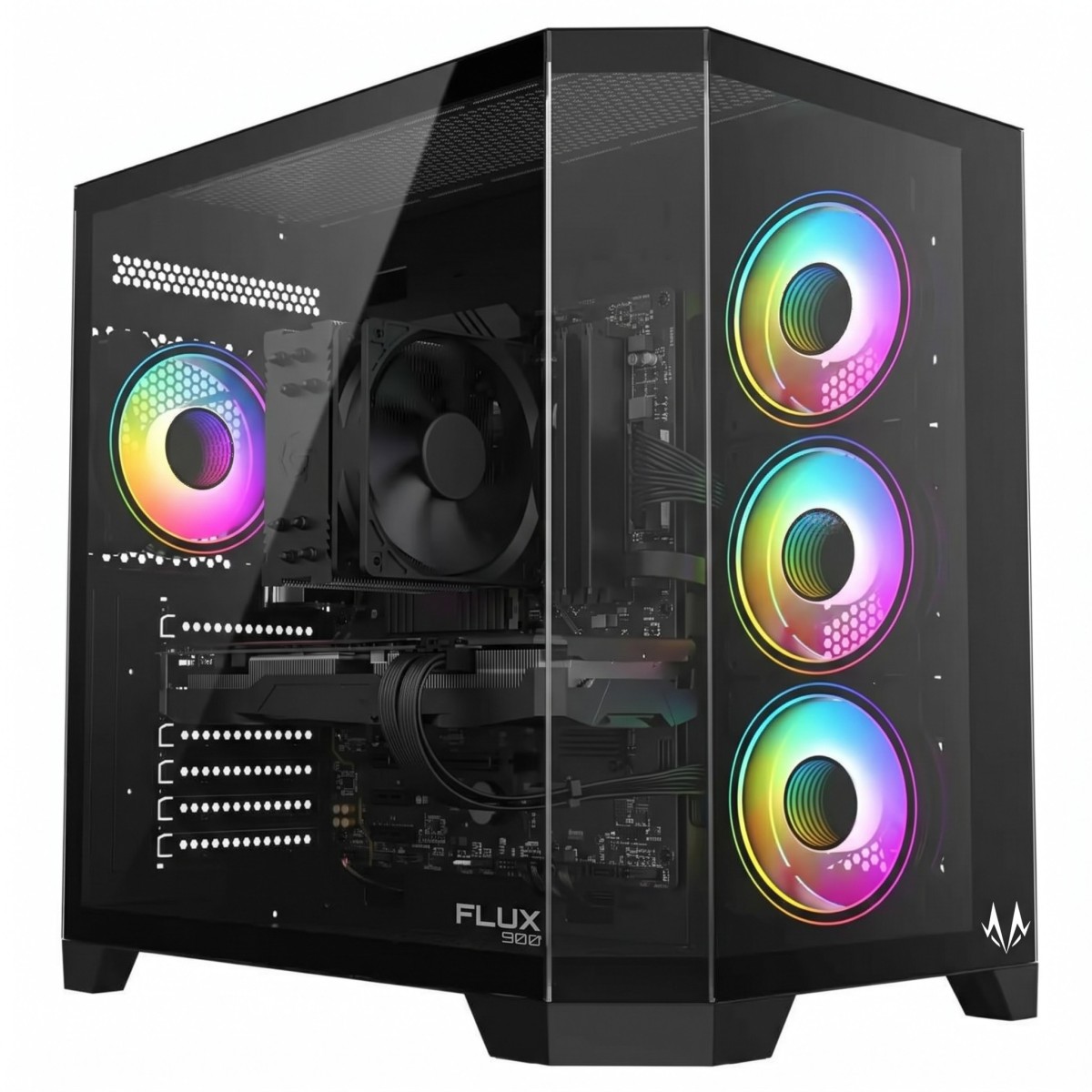 PC GAMER CAPTAIN Intel Core i7 12700F / Intel Arc B570 / 16GB DDR4 (2X8GB) / SSD 512GB
