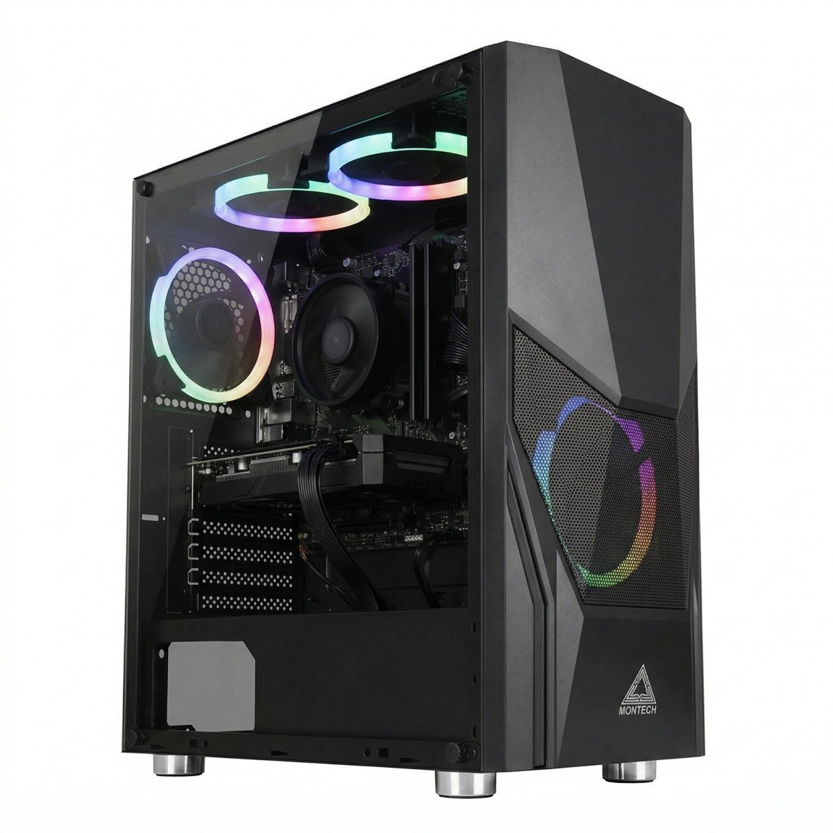 PC GAMER CAPTAIN Intel Core i7 12700F / NVIDIA GeForce RTX 5060 Ti / 16GB DDR4 (2X8GB) / SSD 480GB