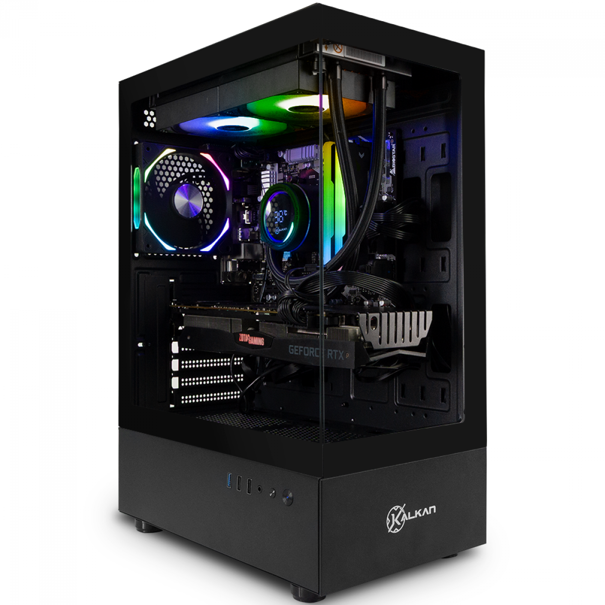 PC Gamer Custo Benefício 2025 Ryzen 5 5600X / NVIDIA GeForce RTX 5060 / 16GB(2x8) DDR4 / SSD 1TB