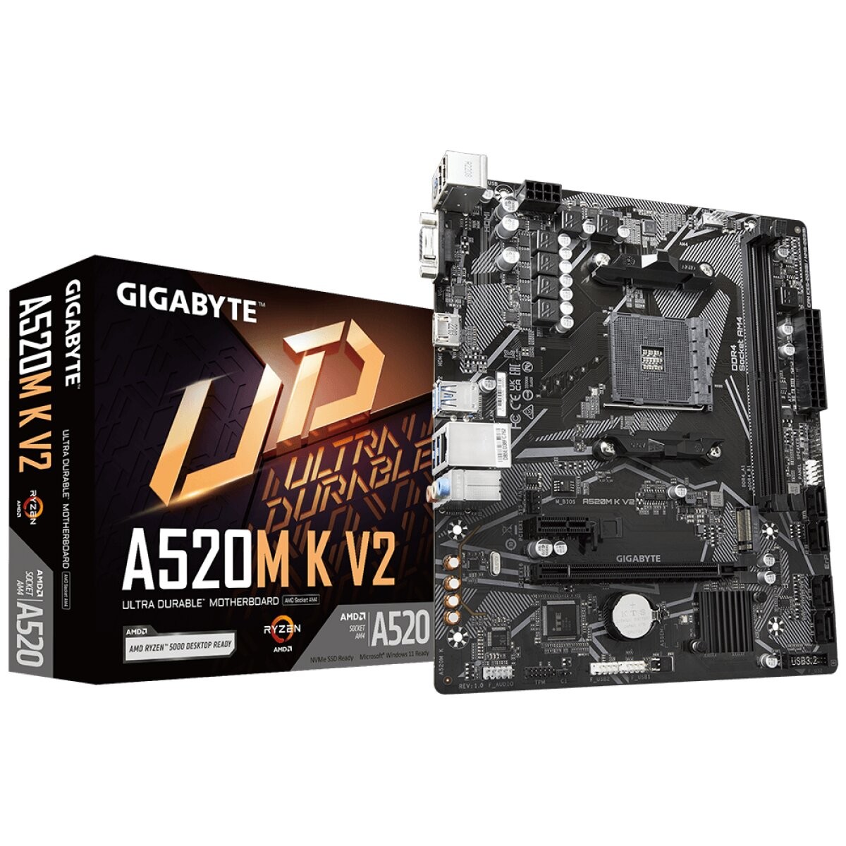 PC Gamer Gigabyte LvL 1 AMD Ryzen 5 5500 / AMD Radeon RX 7600 / 16GB DDR4 / SSD 480GB