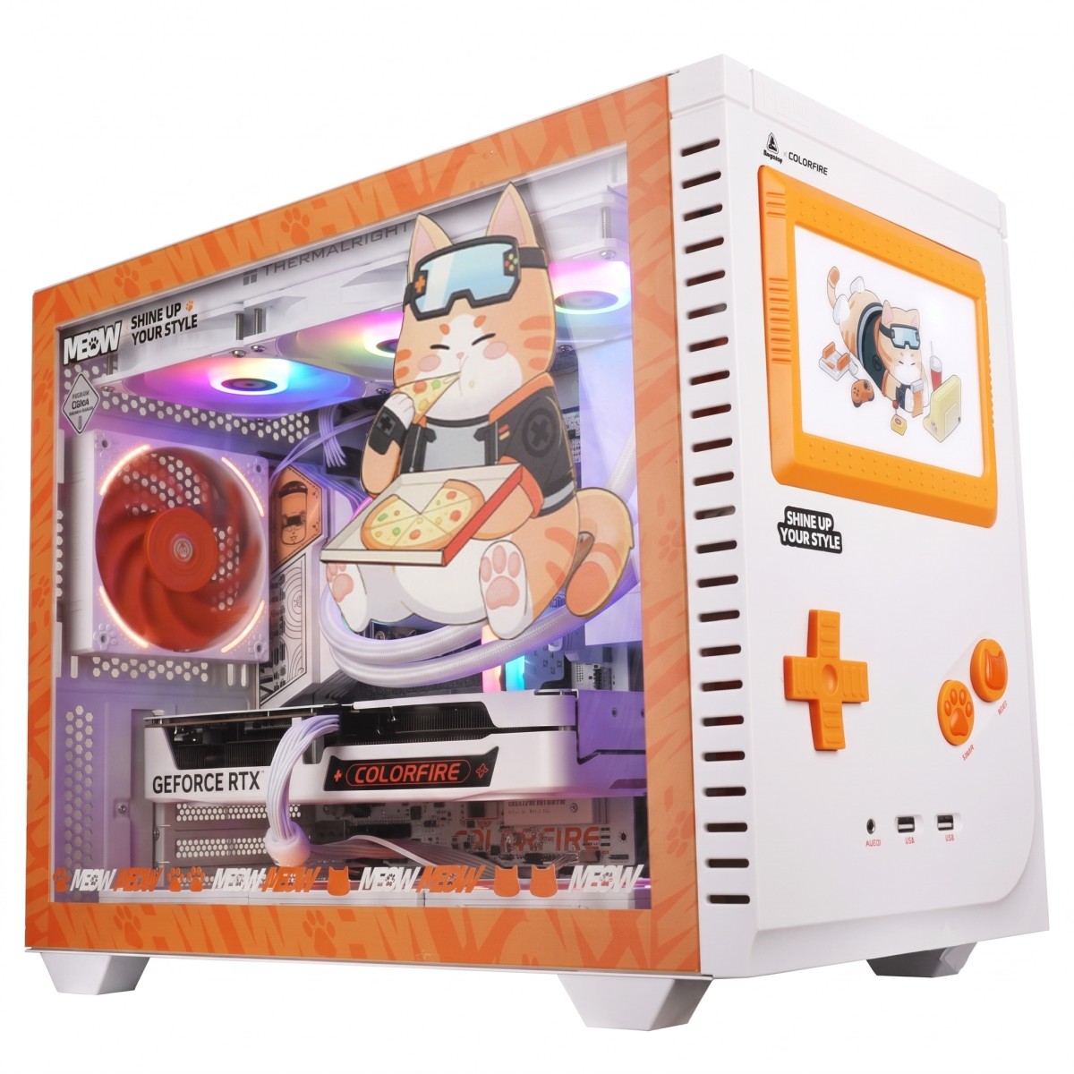 PC Gamer MEOW AMD Ryzen 5 7600X / GeForce RTX 5060 8GB / 16GB DDR5 / SSD 500GB