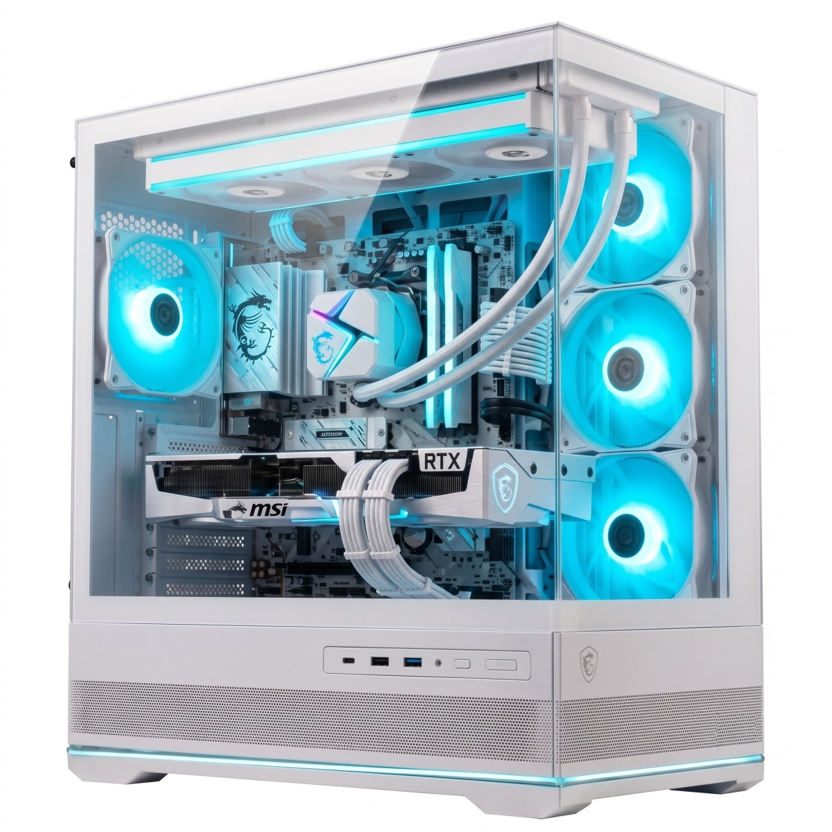 PC Gamer MSI NEVASKA AMD Ryzen 5 9600X / NVIDIA RTX 5060 8GB / 16GB DDR5 / SSD 1TB