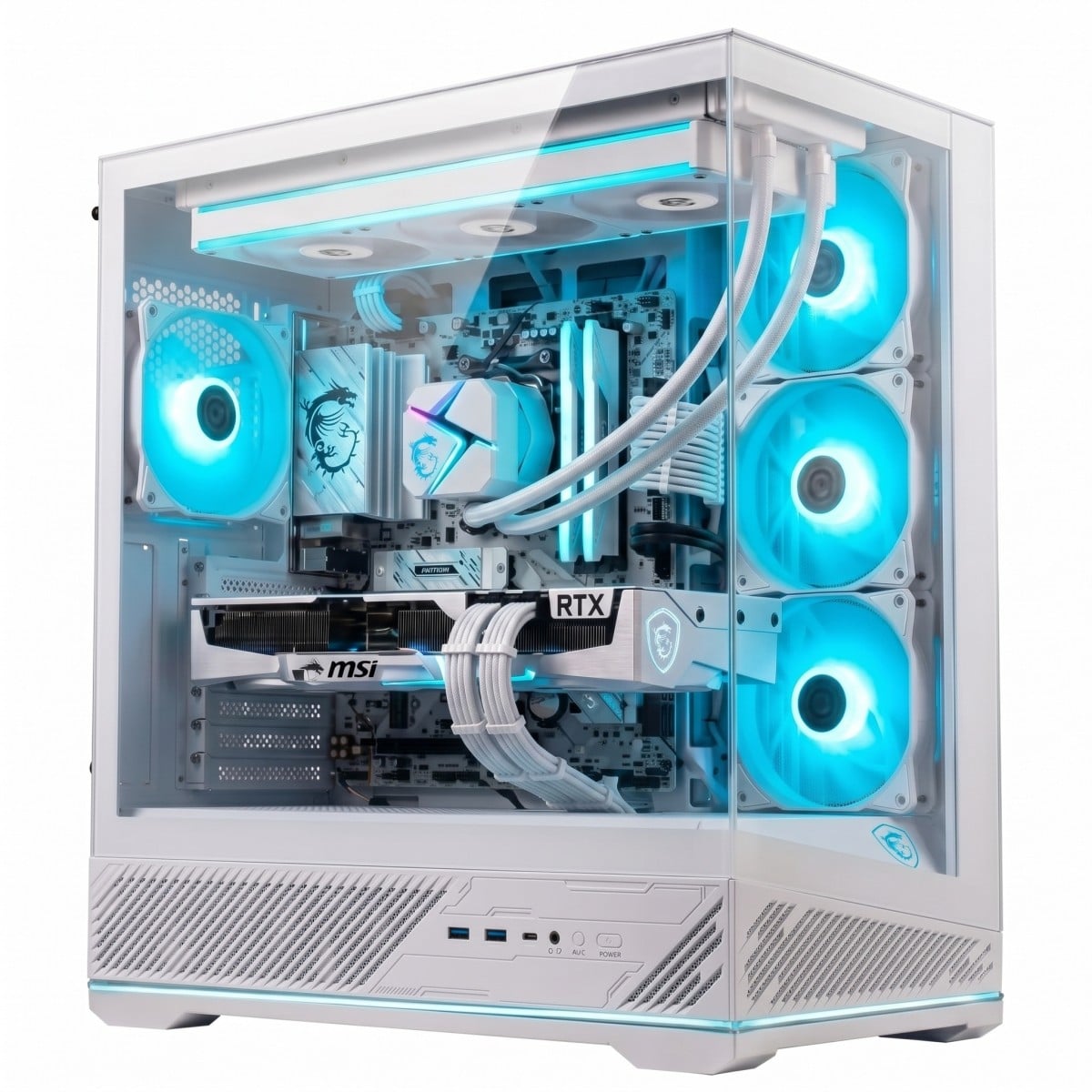 PC Gamer MSI NEVASKA AMD Ryzen 5 9600X / NVIDIA RTX 5060 8GB / 16GB DDR5 / SSD 1TB