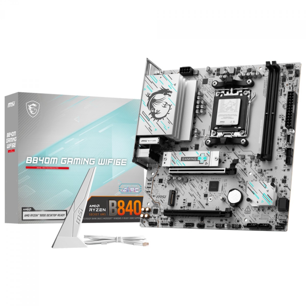 PC Gamer MSI NEVASKA AMD Ryzen 5 9600X / NVIDIA RTX 5060 Ti  8GB / 16GB DDR5 / SSD 1TB