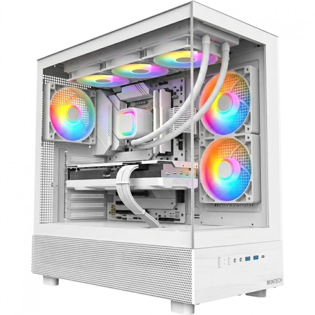 PC GAMER SIRIUS AMD Ryzen 5 7600X / NVIDIA GeForce RTX 5070 / 16GB DDR5 (2X8GB) / SSD 480GB NVME