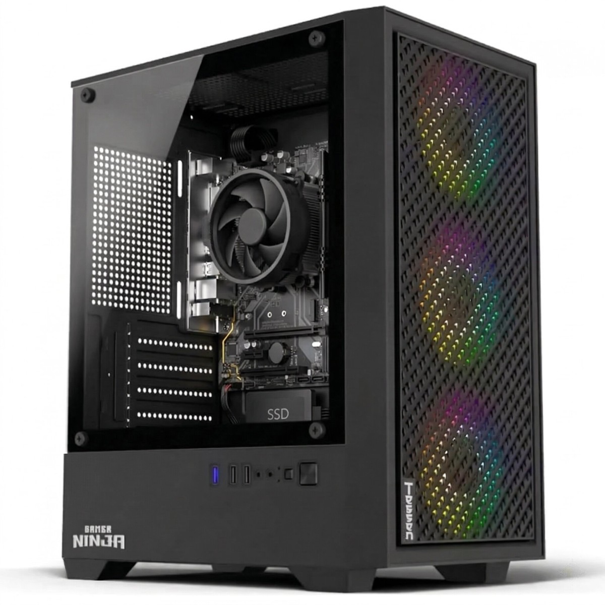 PC Gamer Soldier, AMD Ryzen 5 5600GT, 8GB DDR4, SSD 240GB, Radeon Graphics Vega 7